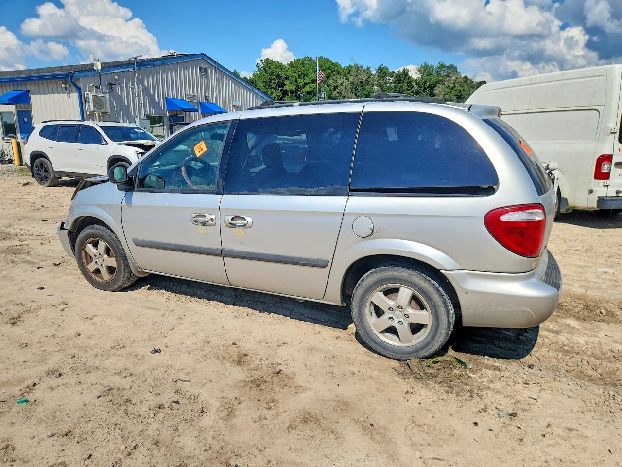 2006 Dodge Caravan Sxt Silver vin: 1D4GP45R76B629201