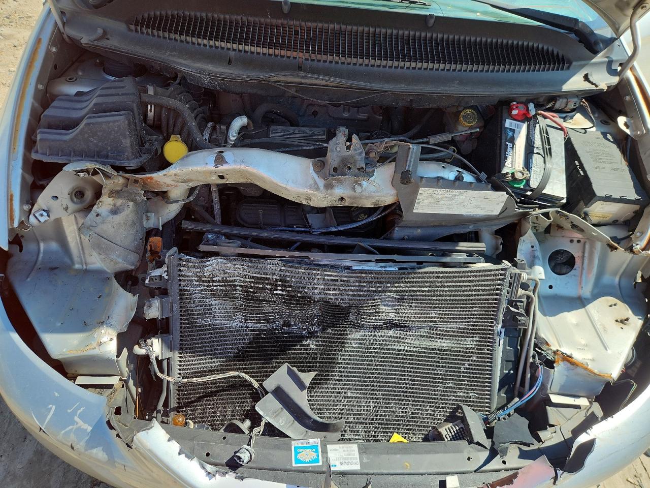 2006 Dodge Caravan Sxt Silver vin: 1D4GP45R76B629201