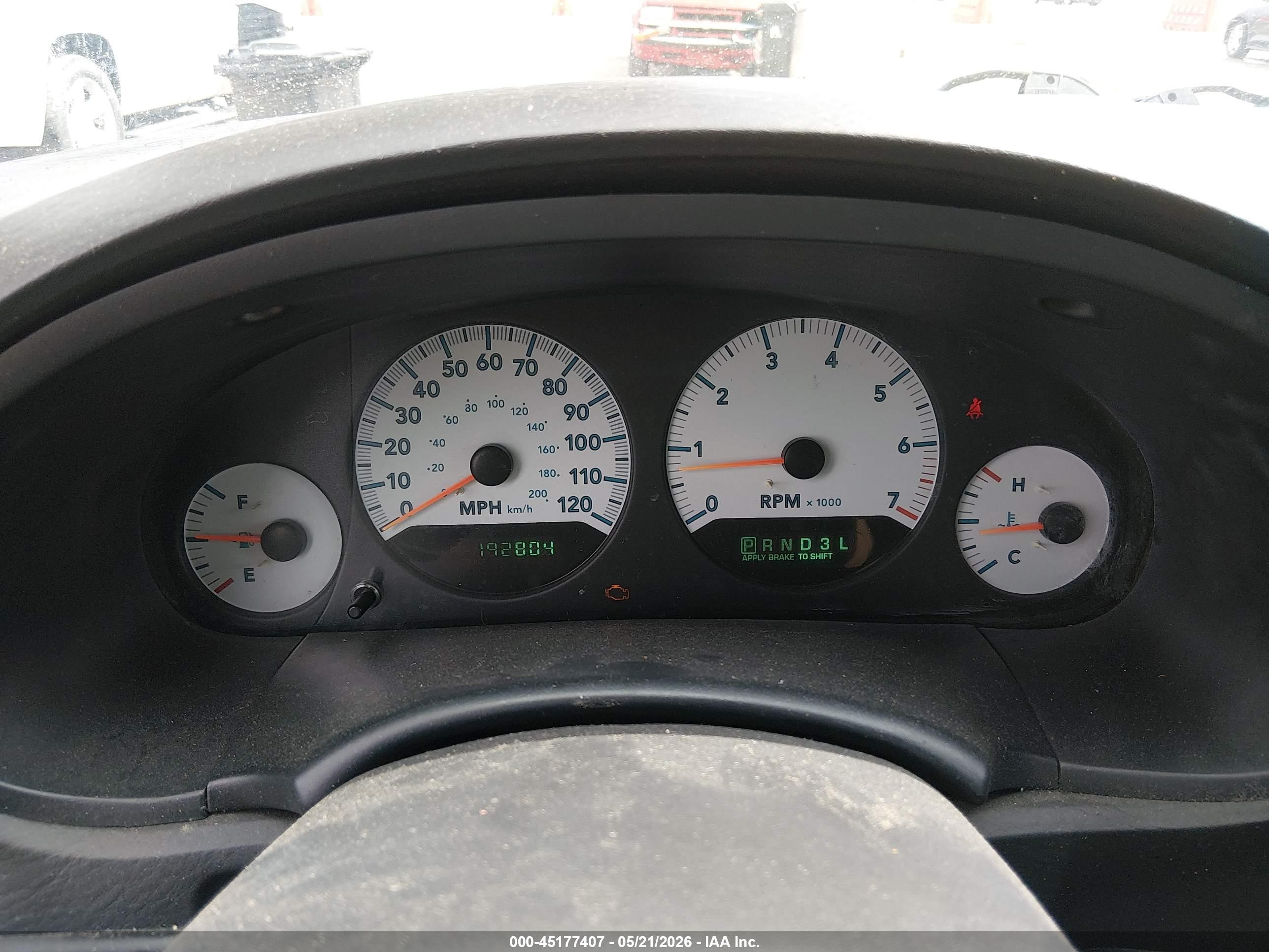 2005 Dodge Caravan Sxt Blue vin: 1D4GP45R95B118667