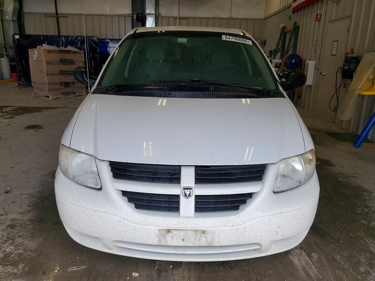 2006 Dodge Caravan Sxt White vin: 1D4GP45R96B756032