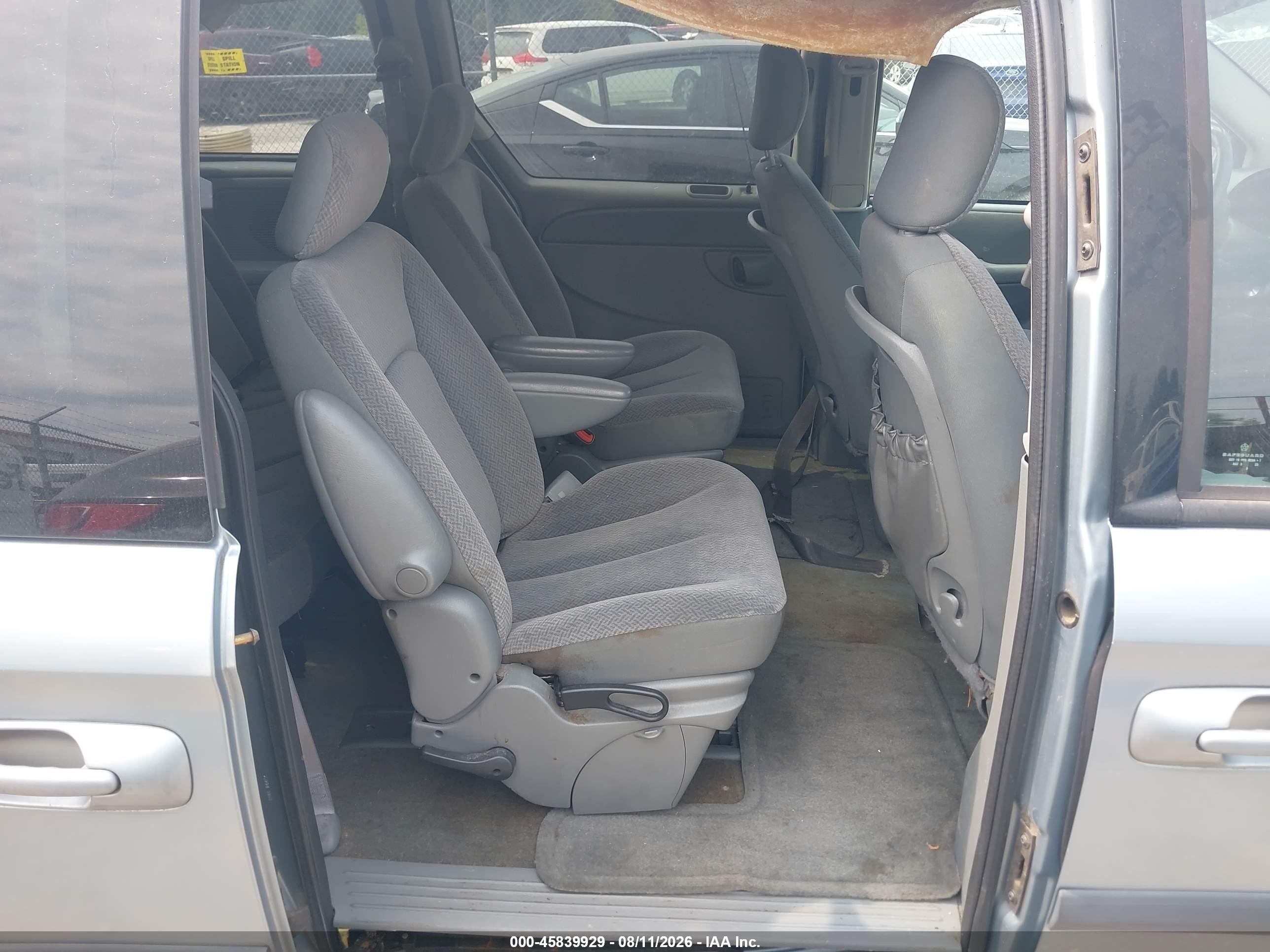 2006 Dodge Caravan Sxt Blue vin: 1D4GP45RX6B560956