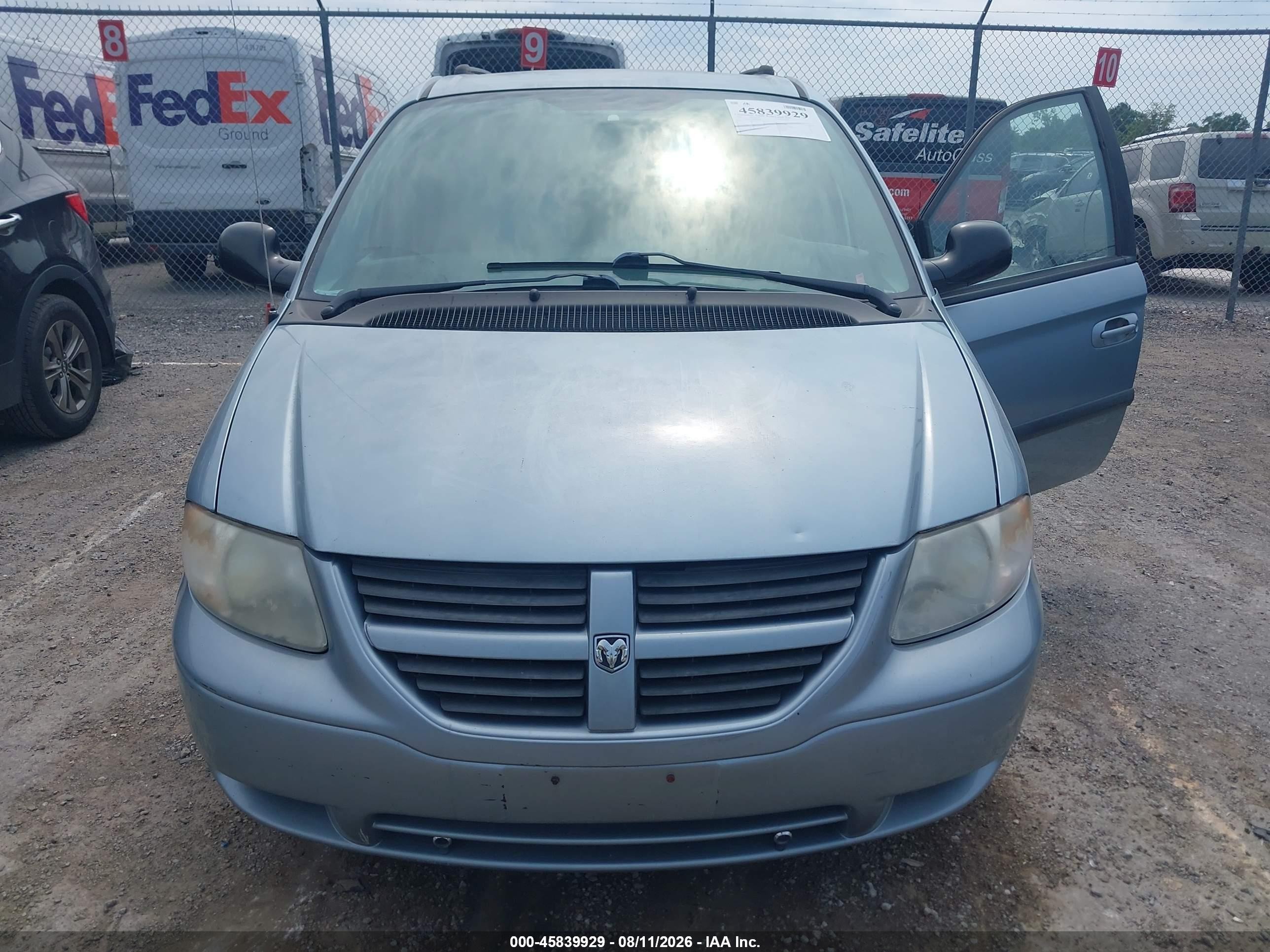 2006 Dodge Caravan Sxt Blue vin: 1D4GP45RX6B560956
