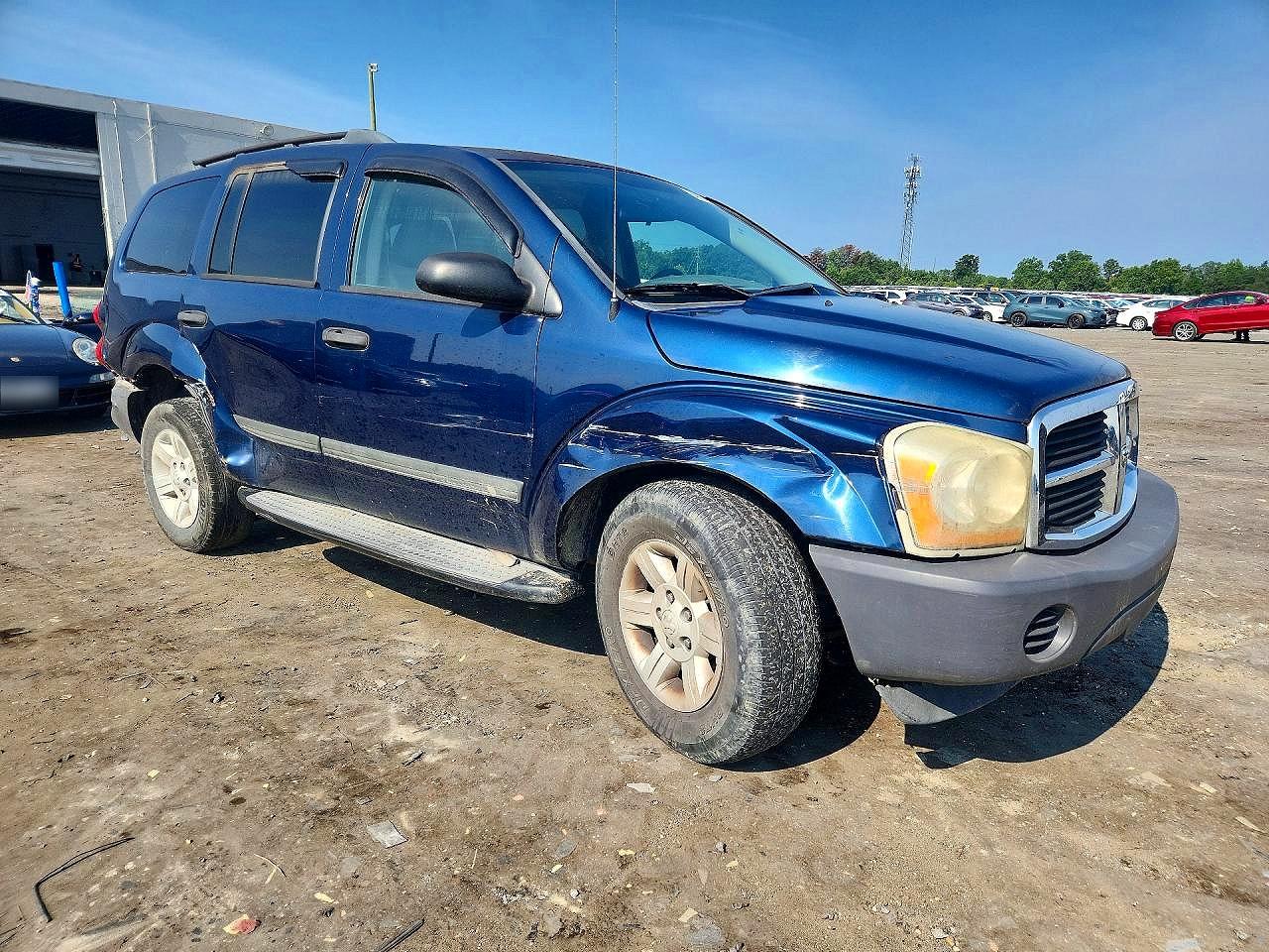 2005 Dodge Durango St Синий vin: 1D4HB38N35F573626