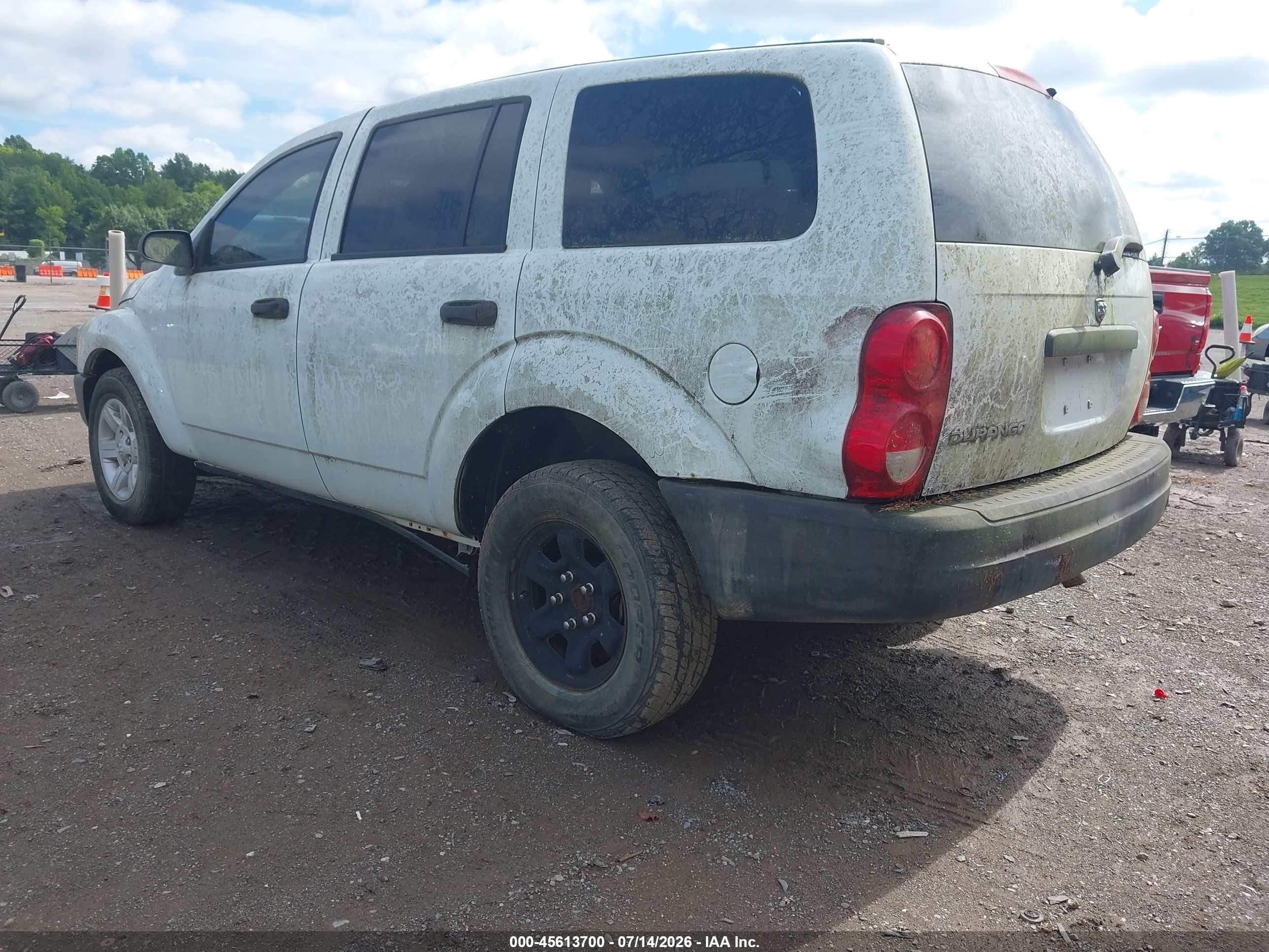 2004 Dodge Durango St White vin: 1D4HB38N44F146891