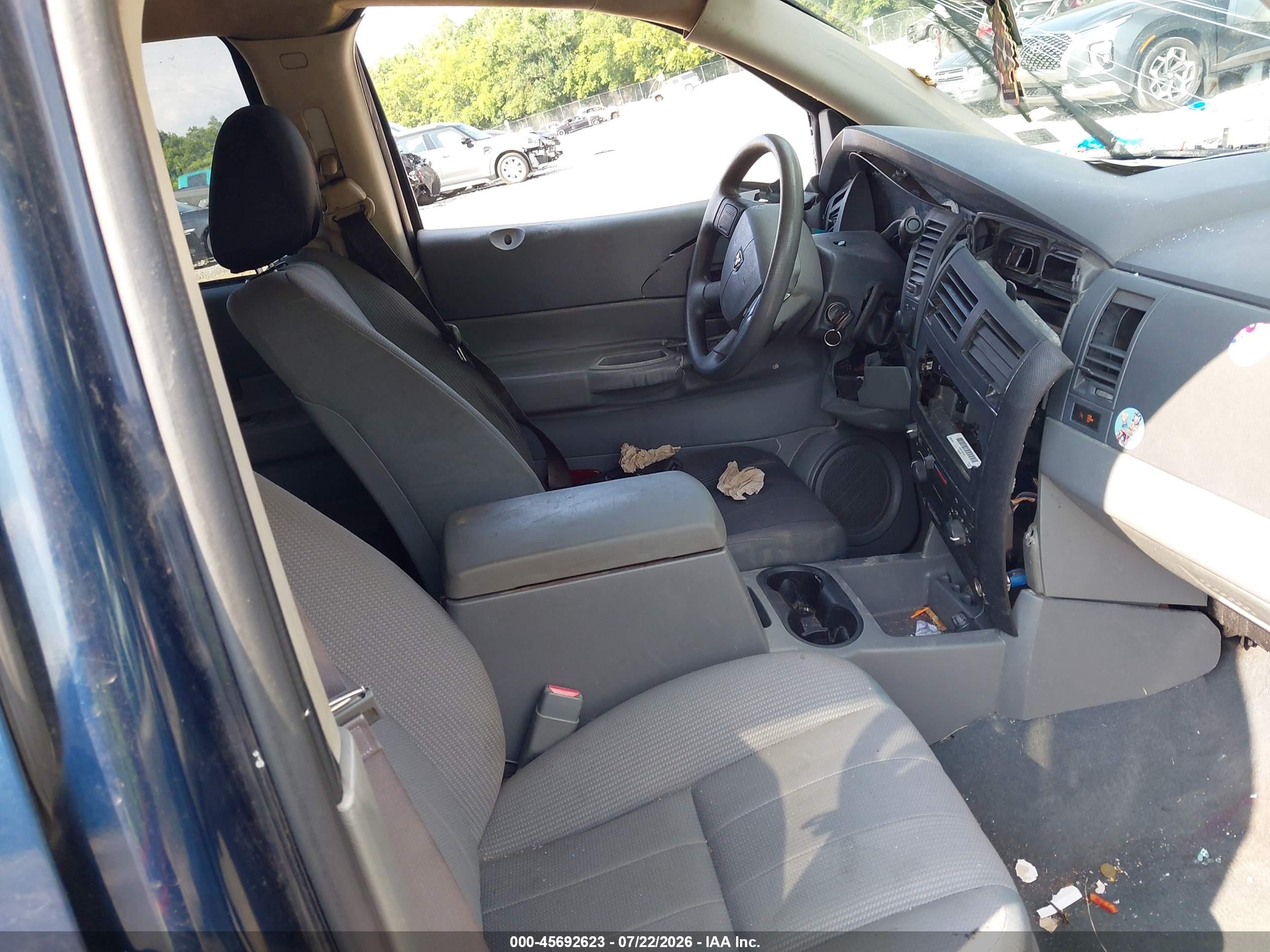 2005 Dodge Durango St Blue vin: 1D4HB38N55F623104