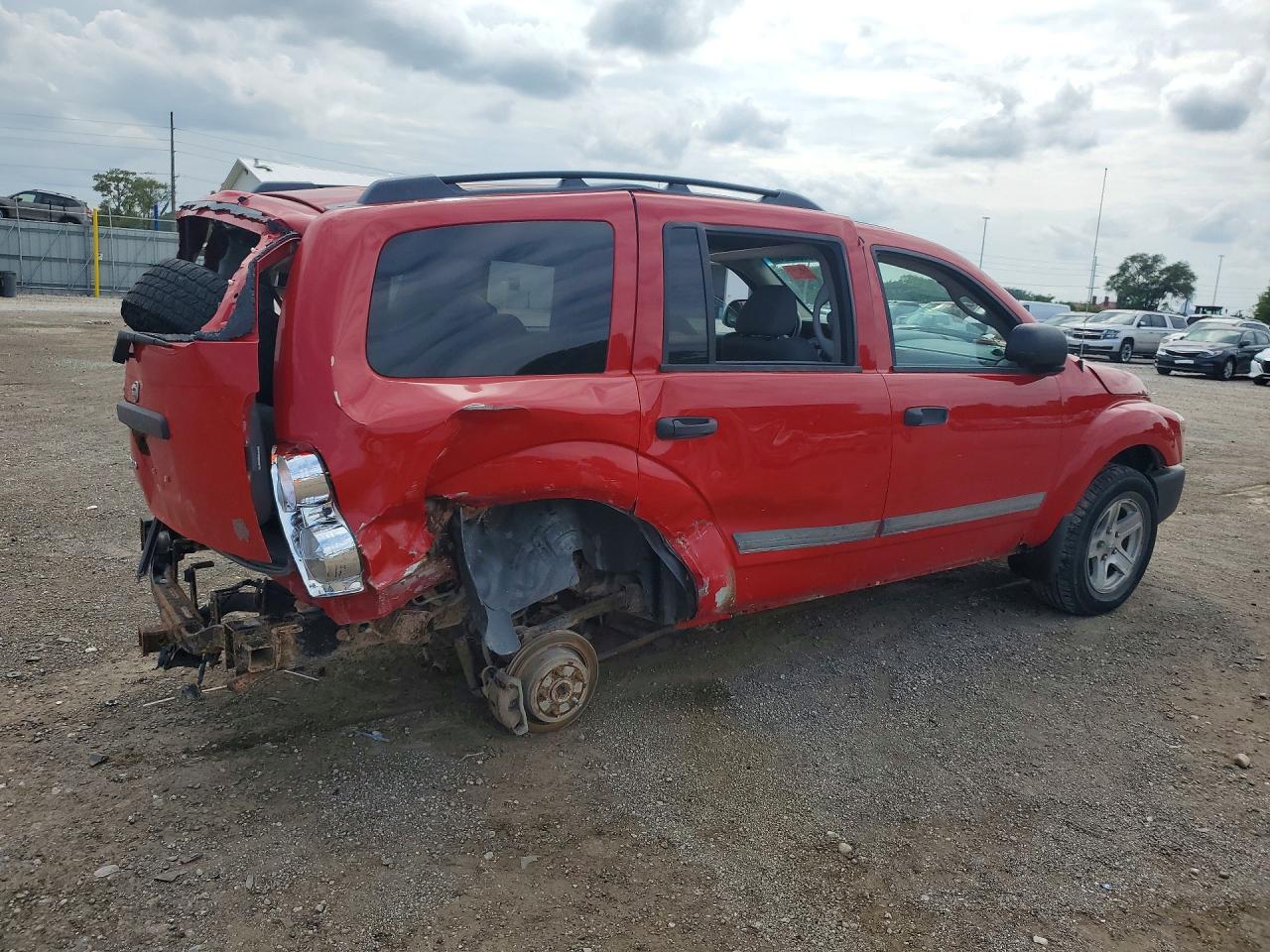2006 Dodge Durango Sxt Red vin: 1D4HB38N56F121744