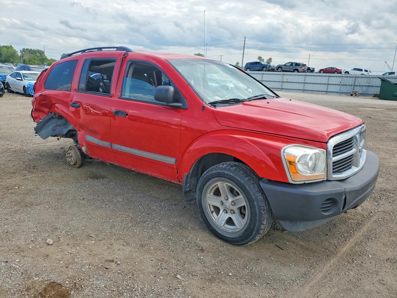2006 Dodge Durango Sxt Red vin: 1D4HB38N56F121744