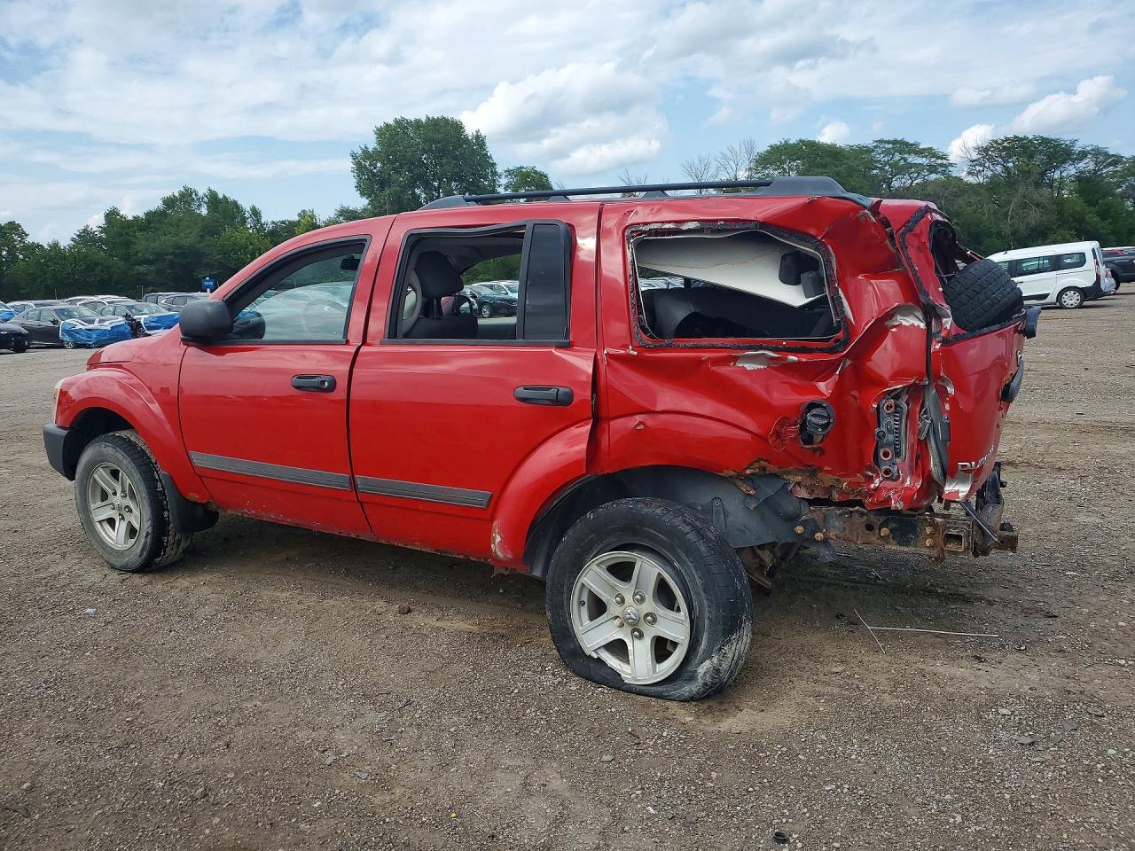 2006 Dodge Durango Sxt Red vin: 1D4HB38N56F121744
