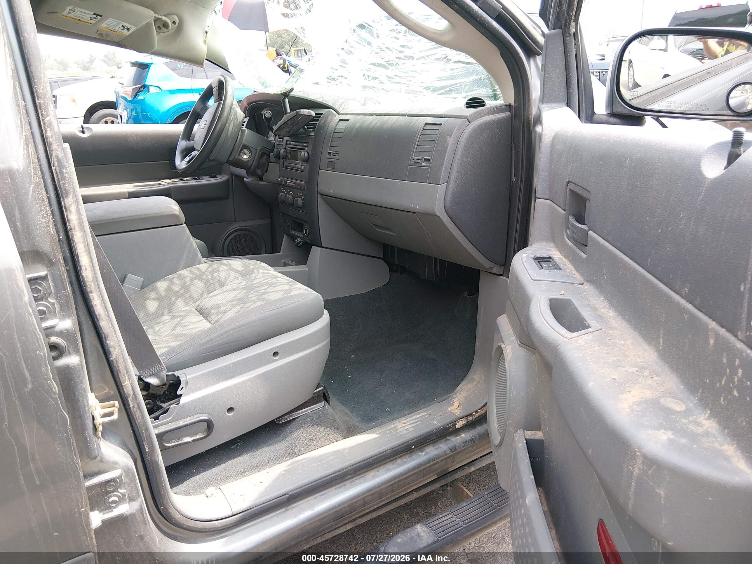 2006 Dodge Durango Sxt Gray vin: 1D4HB38N76F137413