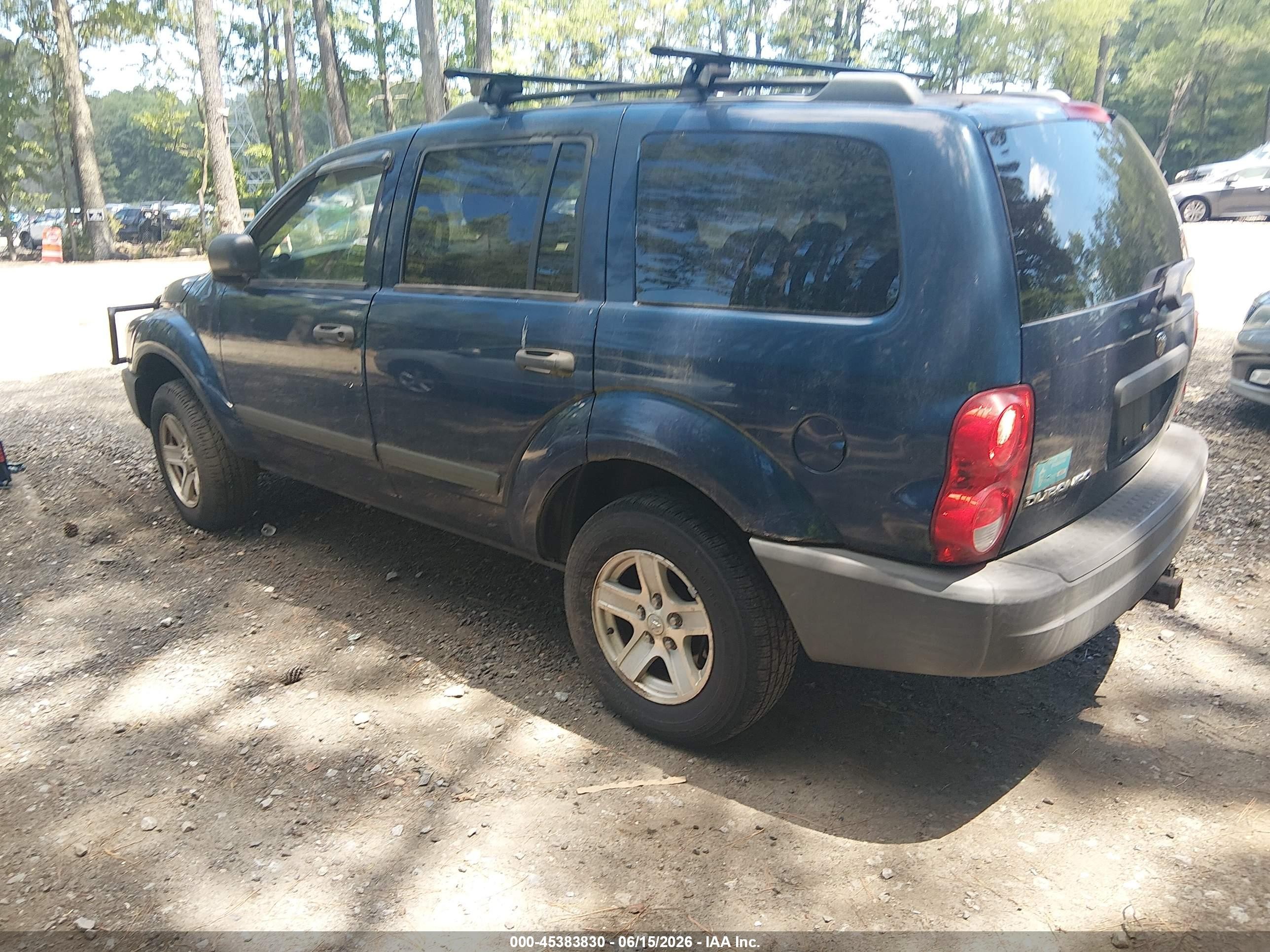 2006 Dodge Durango Sxt Blue vin: 1D4HB38N96F158781