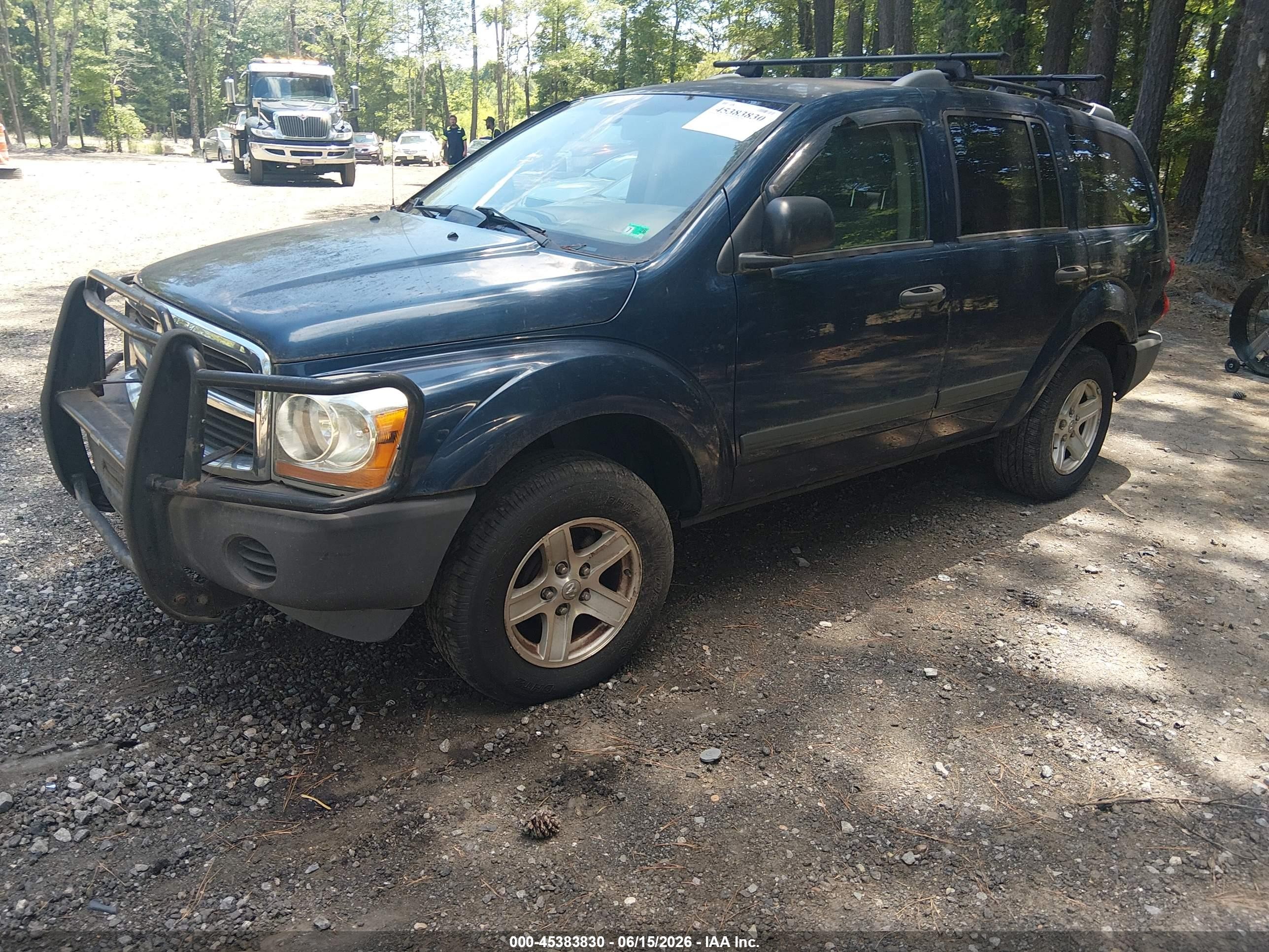 2006 Dodge Durango Sxt Blue vin: 1D4HB38N96F158781