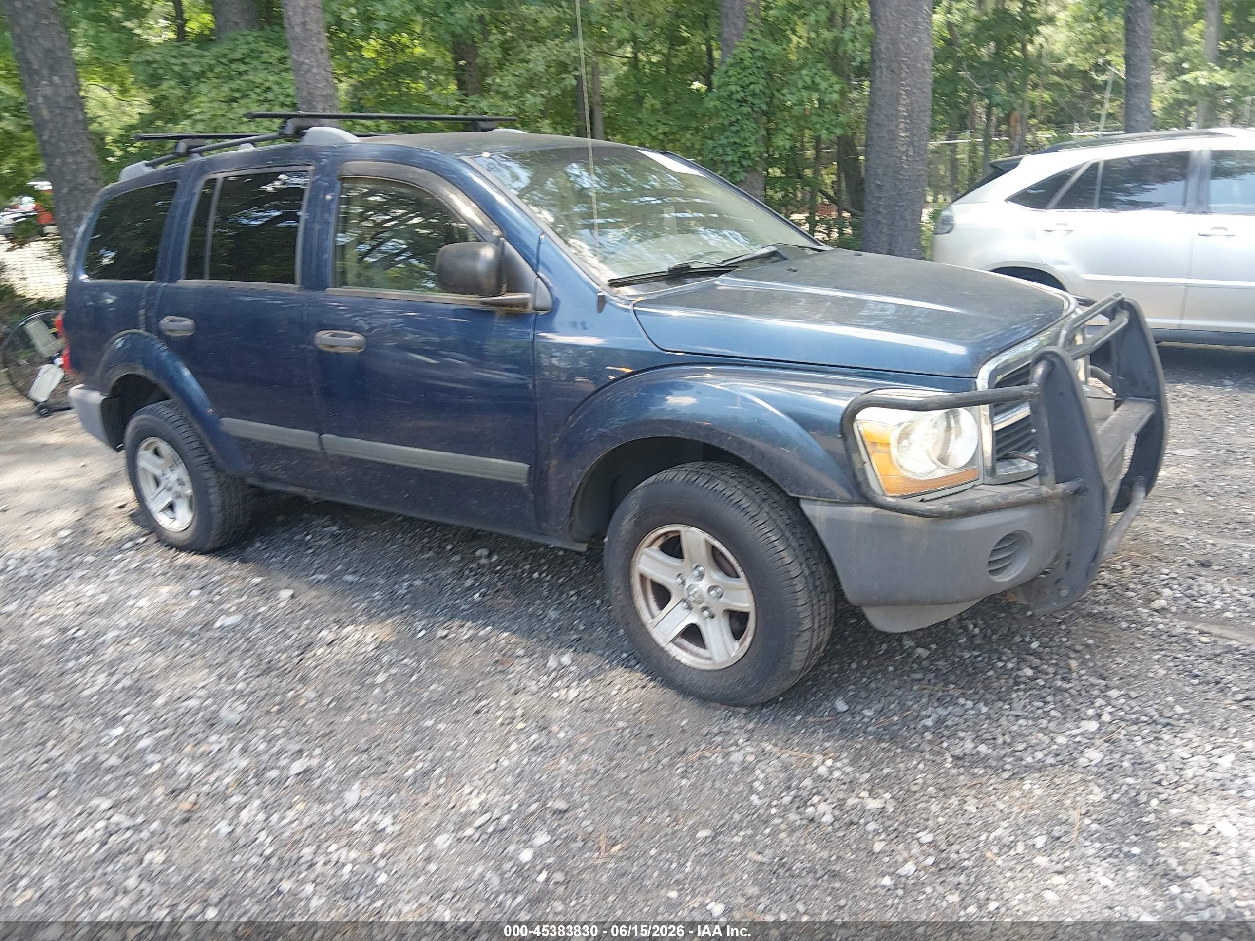 2006 Dodge Durango Sxt Blue vin: 1D4HB38N96F158781