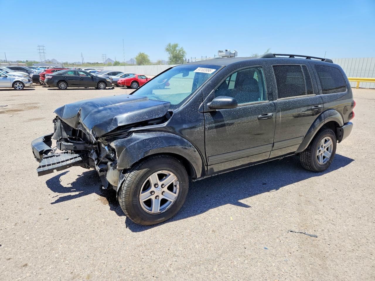 2006 Dodge Durango Sxt Black vin: 1D4HB38N96F172681