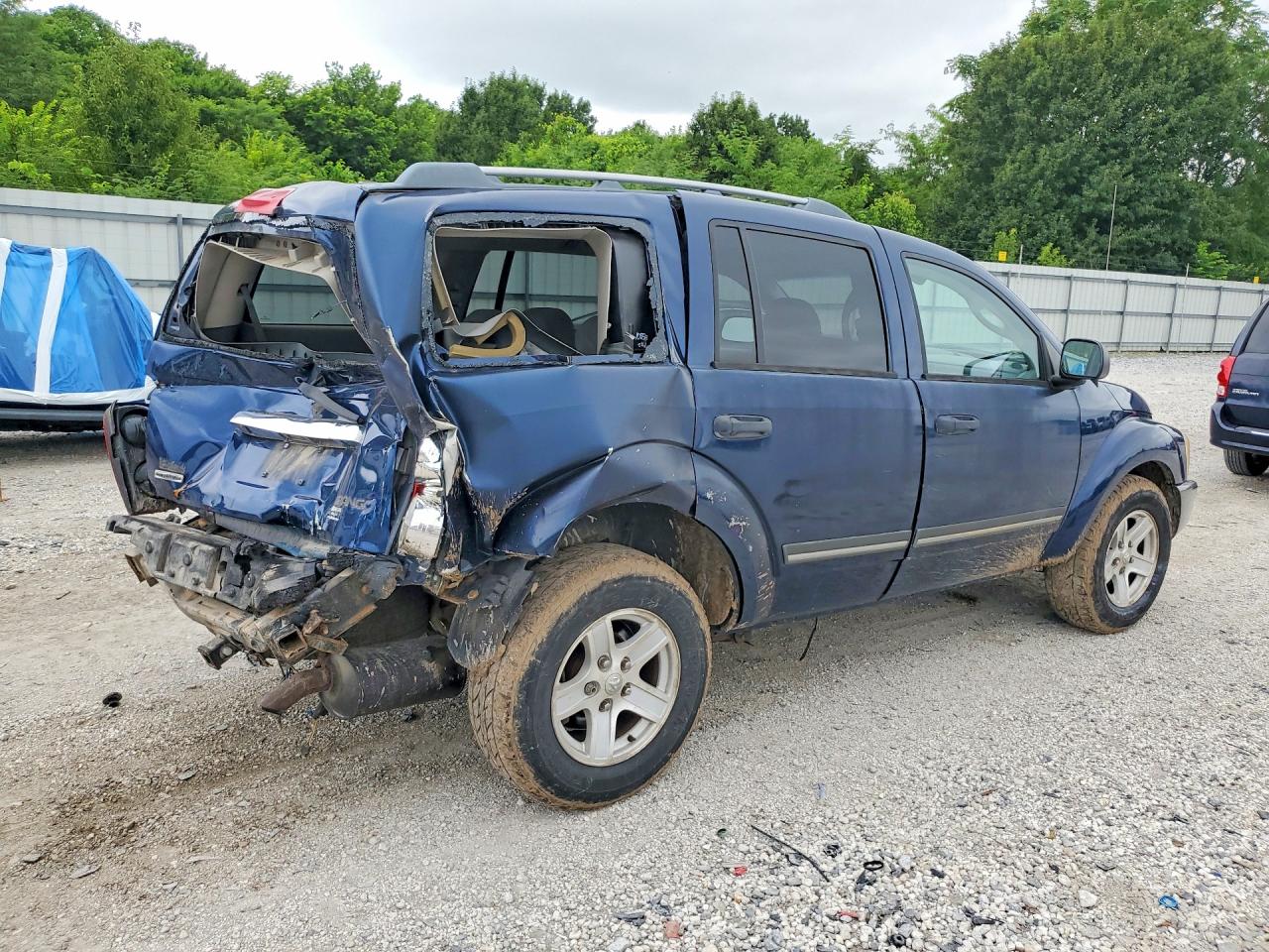 2006 Dodge Durango Slt Blue vin: 1D4HB48216F133580