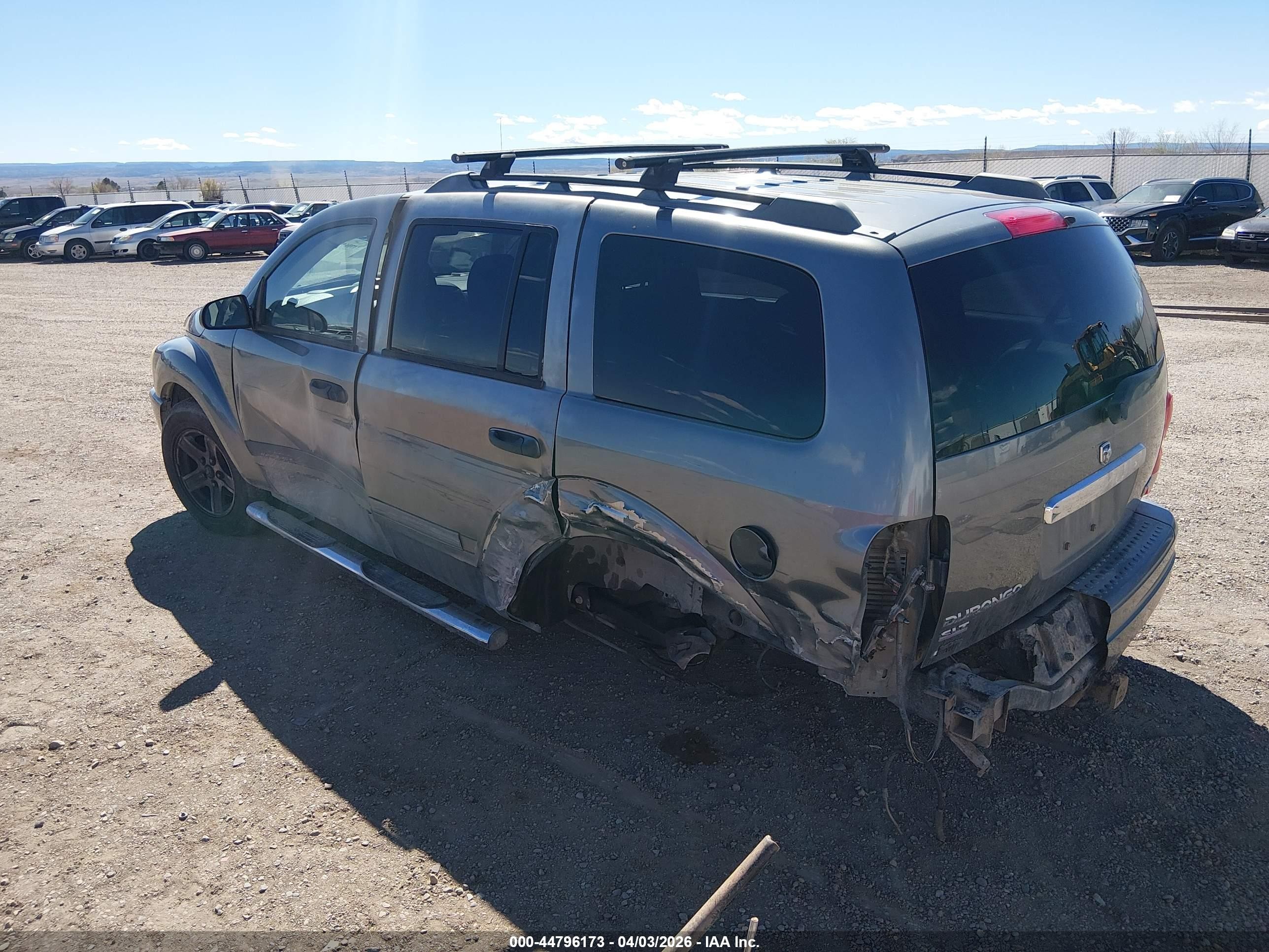 2006 Dodge Durango Slt Gray vin: 1D4HB48276F165594