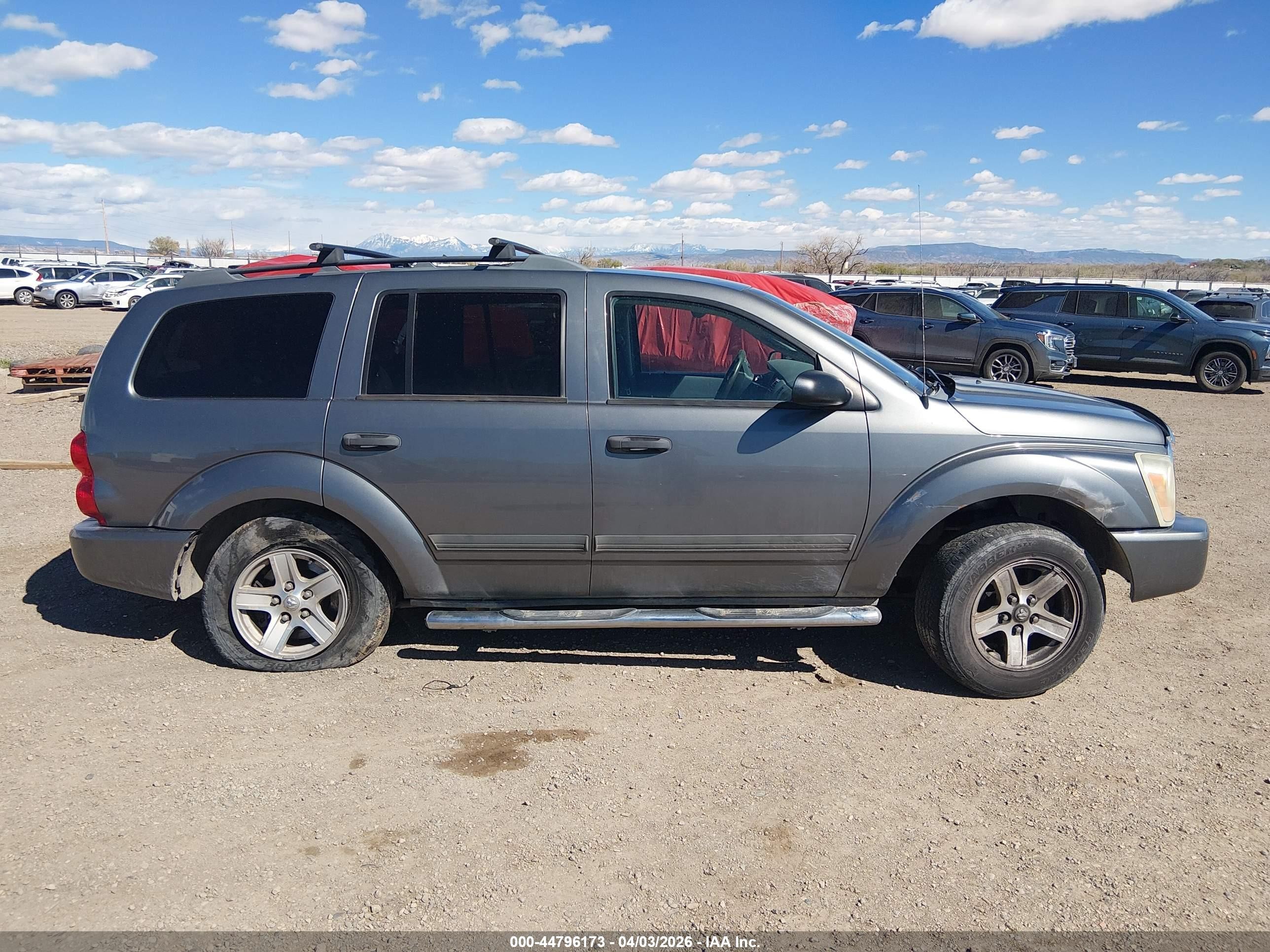 2006 Dodge Durango Slt Gray vin: 1D4HB48276F165594