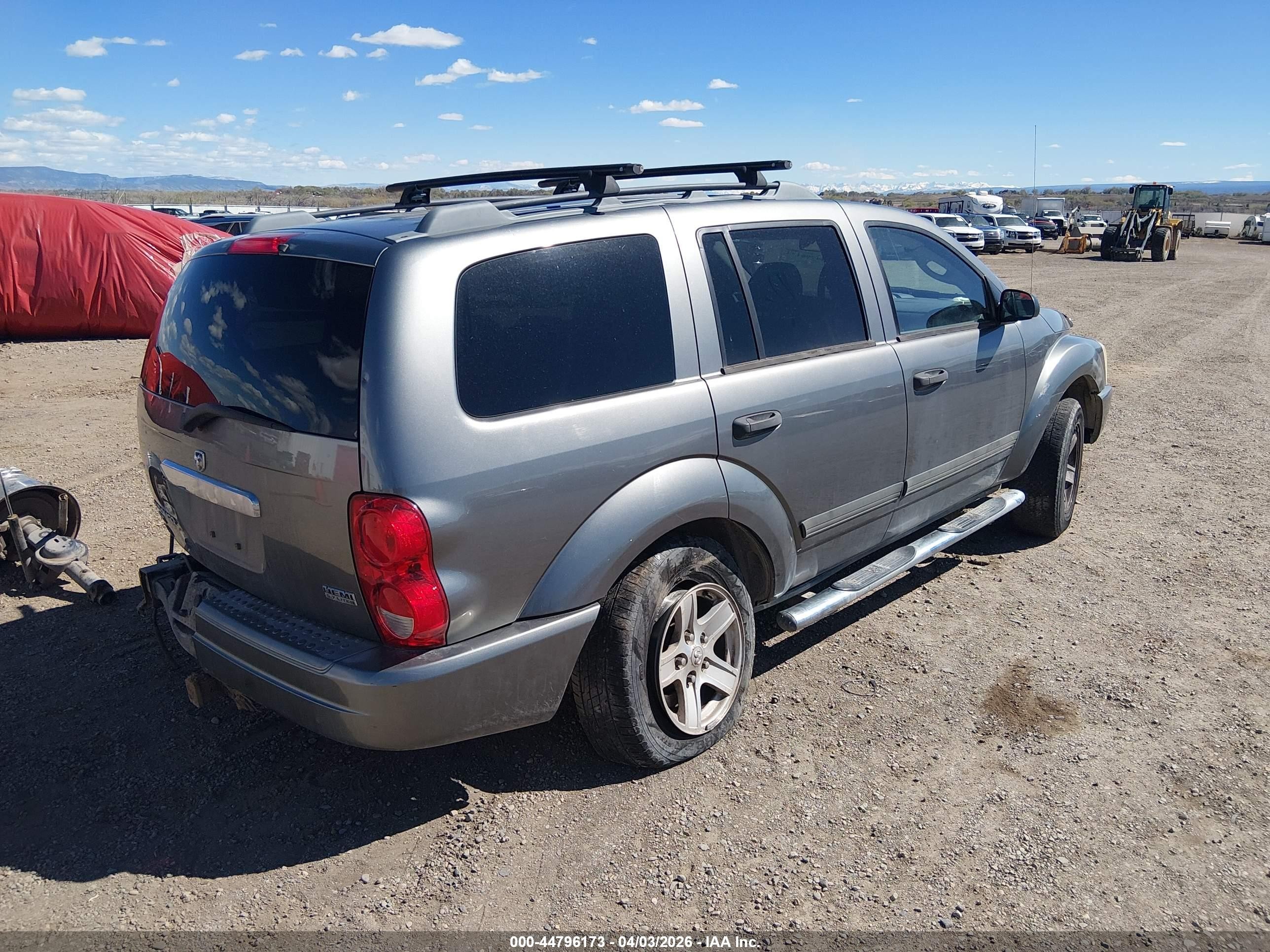 2006 Dodge Durango Slt Gray vin: 1D4HB48276F165594