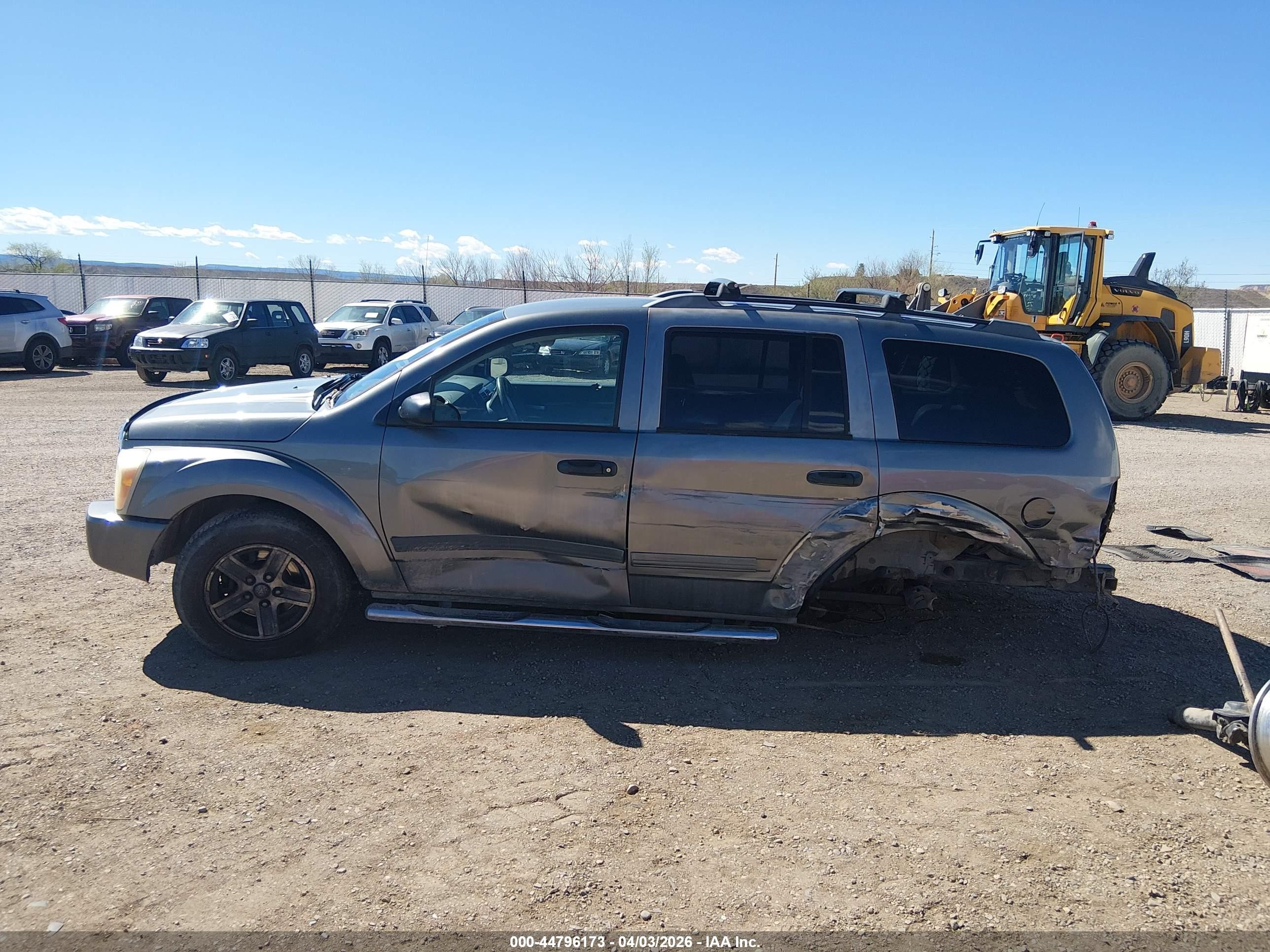 2006 Dodge Durango Slt Gray vin: 1D4HB48276F165594