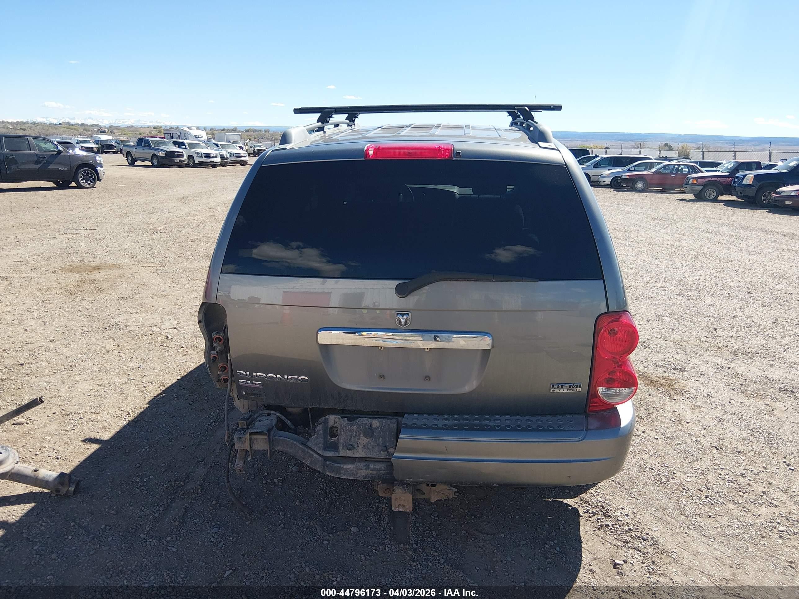 2006 Dodge Durango Slt Gray vin: 1D4HB48276F165594