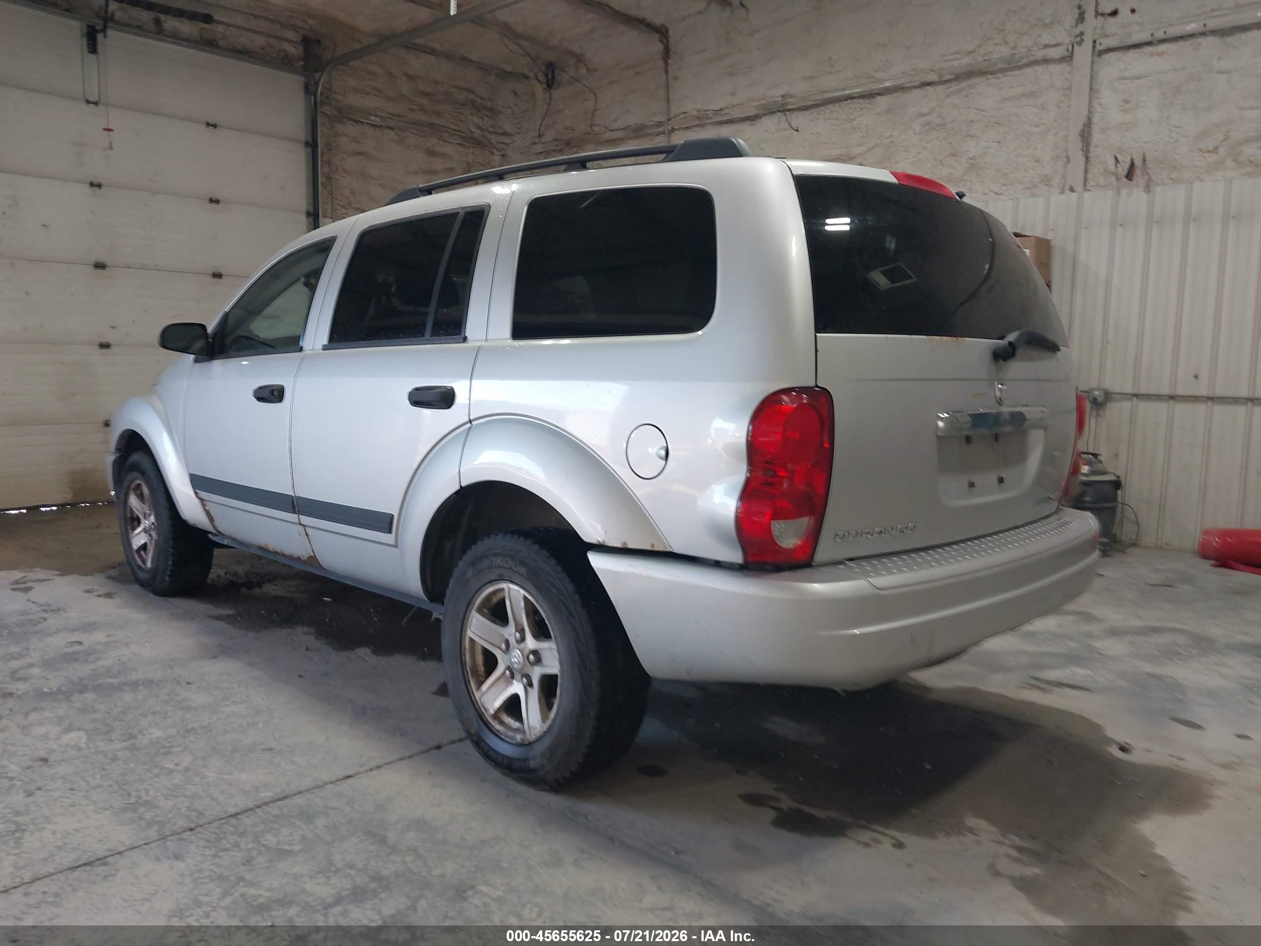 2006 Dodge Durango Slt Silver vin: 1D4HB48286F103895