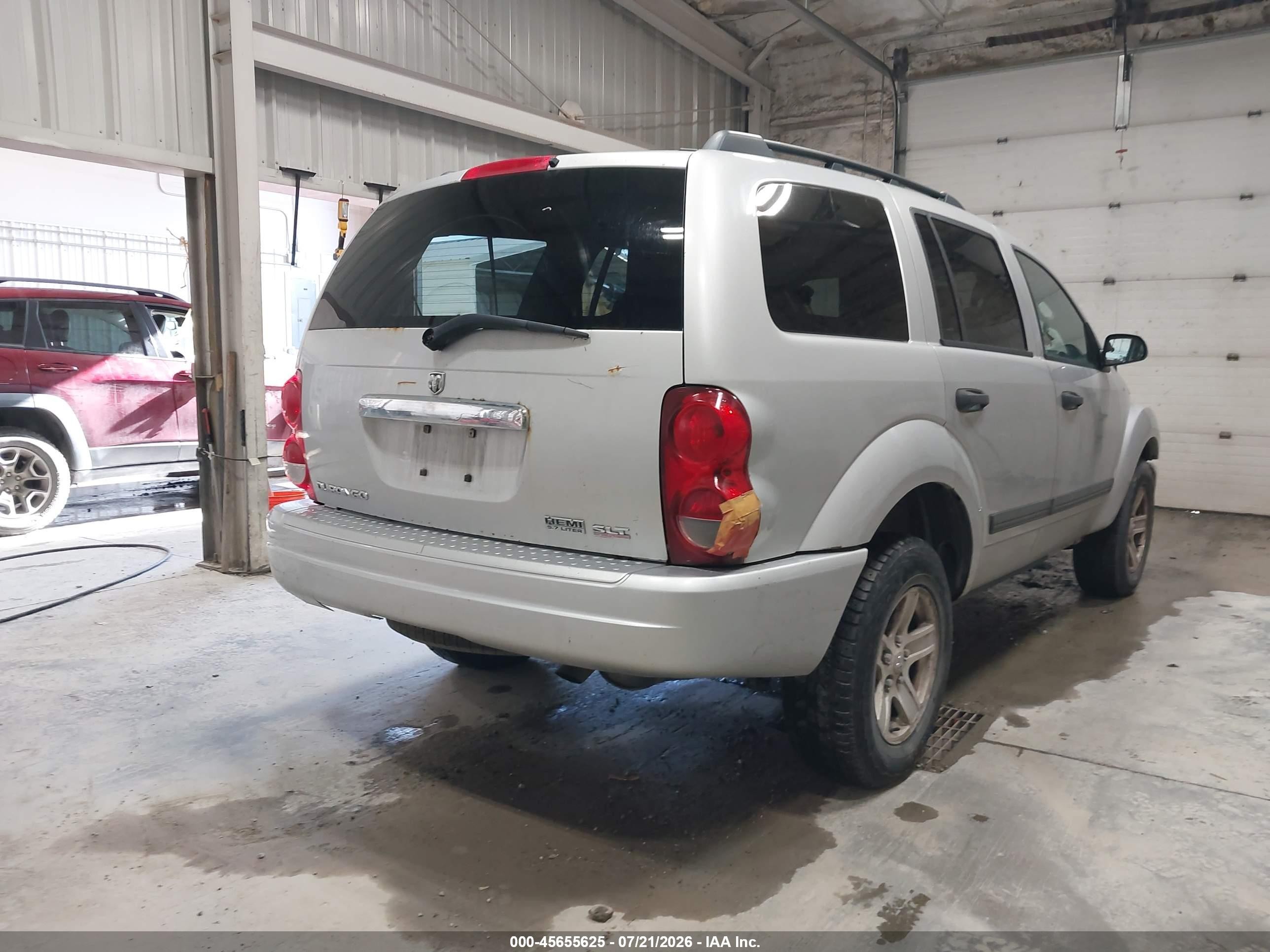 2006 Dodge Durango Slt Silver vin: 1D4HB48286F103895