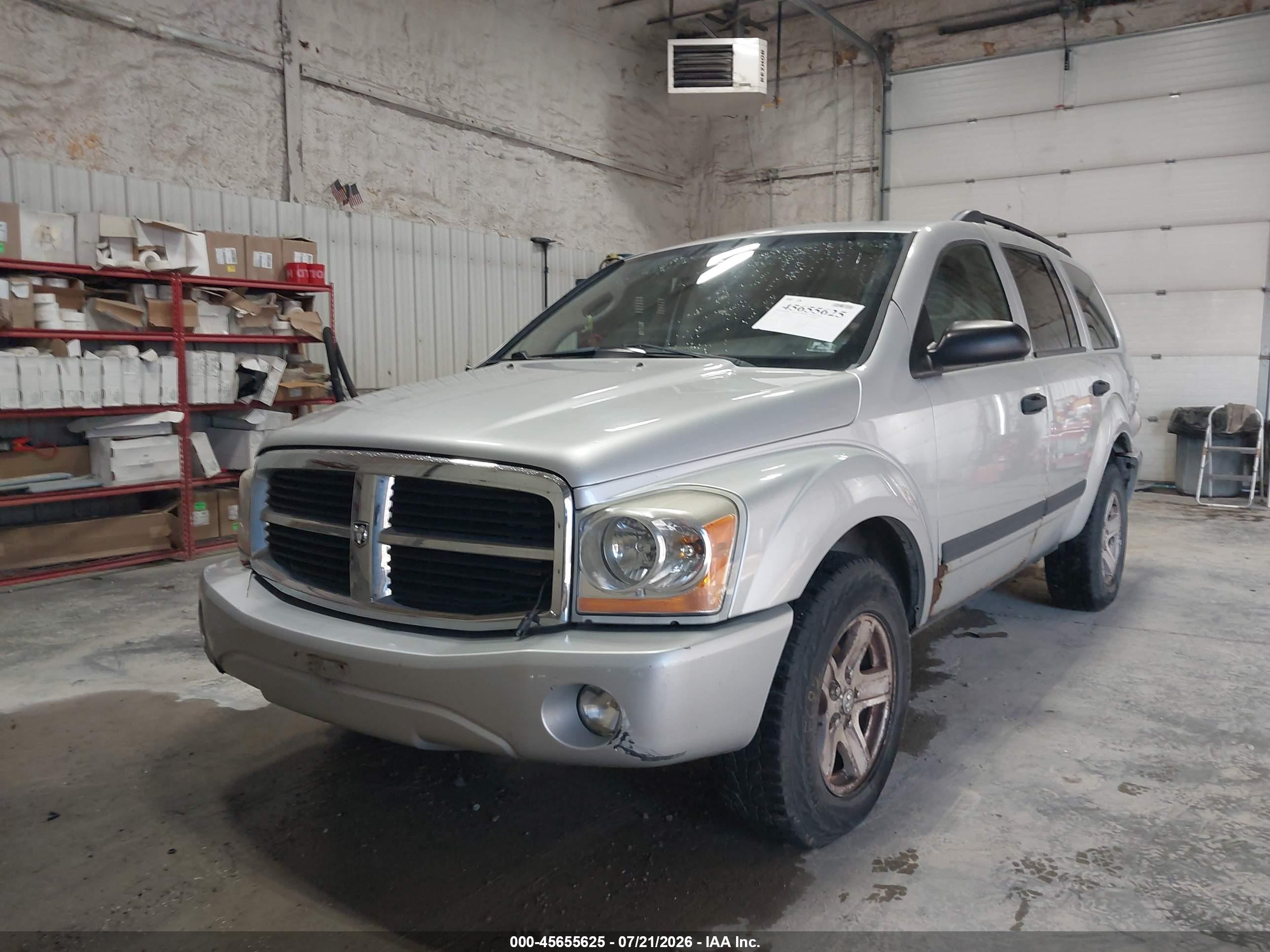 2006 Dodge Durango Slt Silver vin: 1D4HB48286F103895