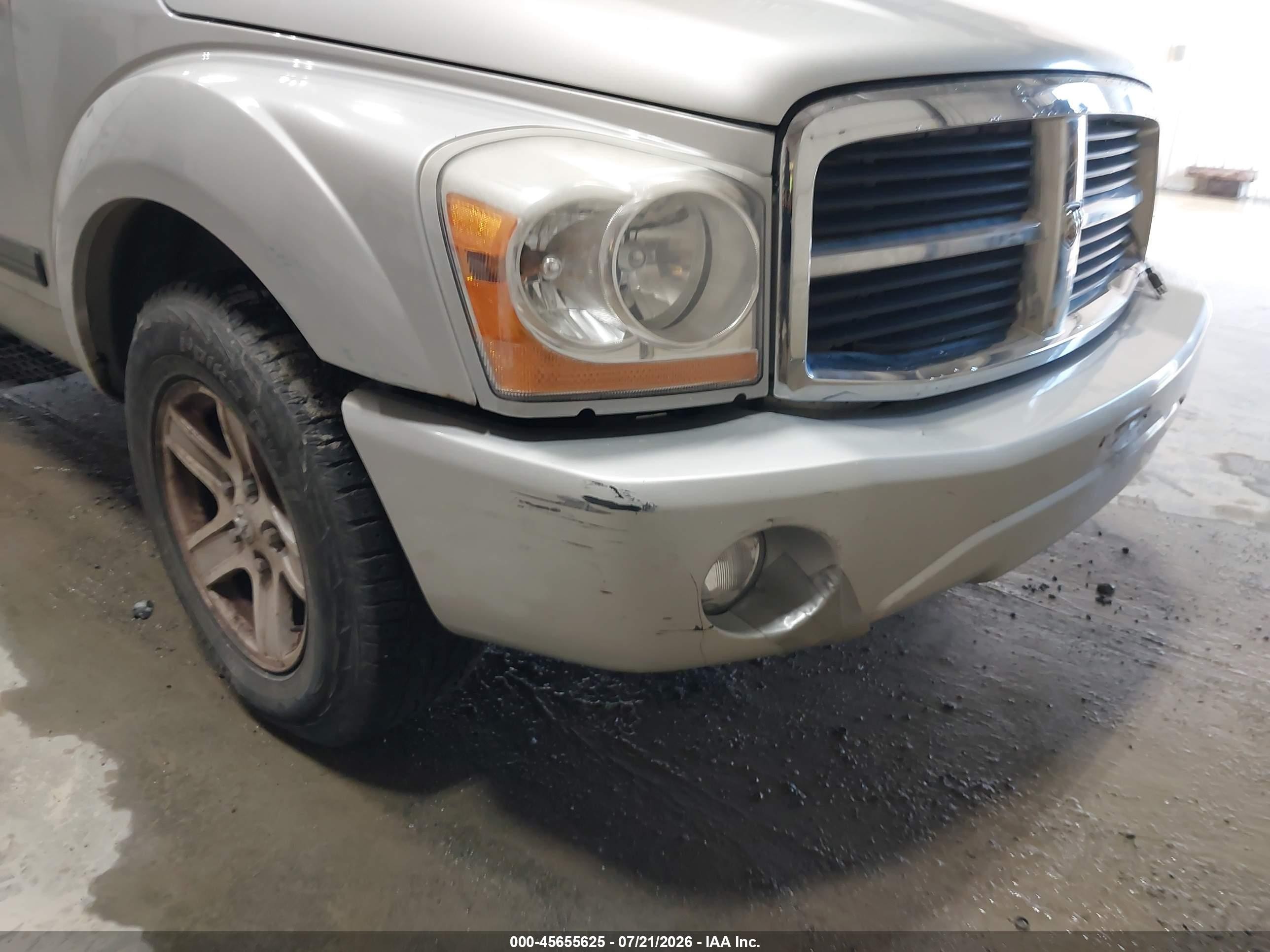 2006 Dodge Durango Slt Silver vin: 1D4HB48286F103895