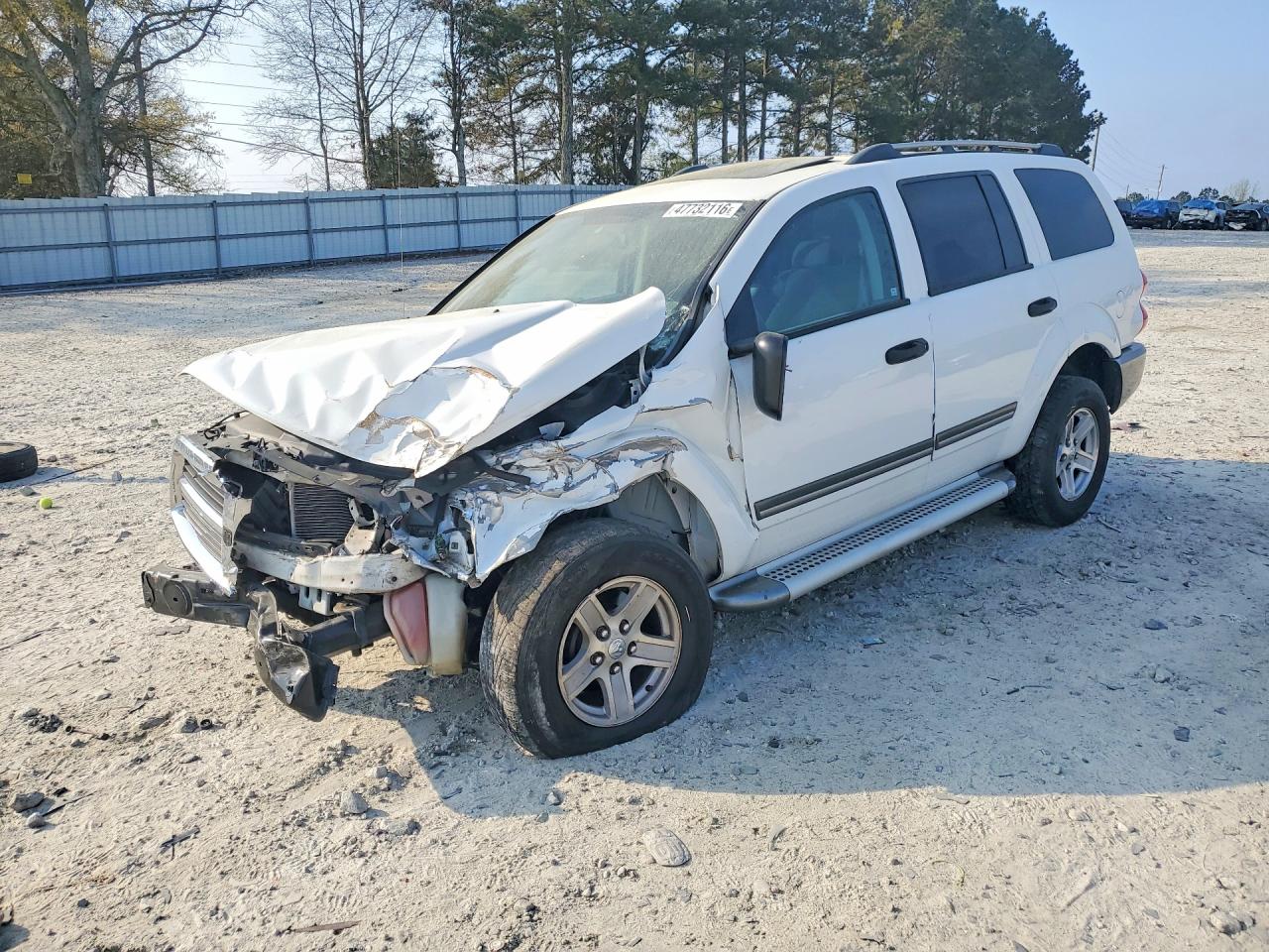 2006 Dodge Durango Slt White vin: 1D4HB482X6F109987
