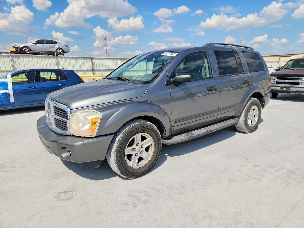 2005 Dodge Durango Slt Серый vin: 1D4HB48D05F513445
