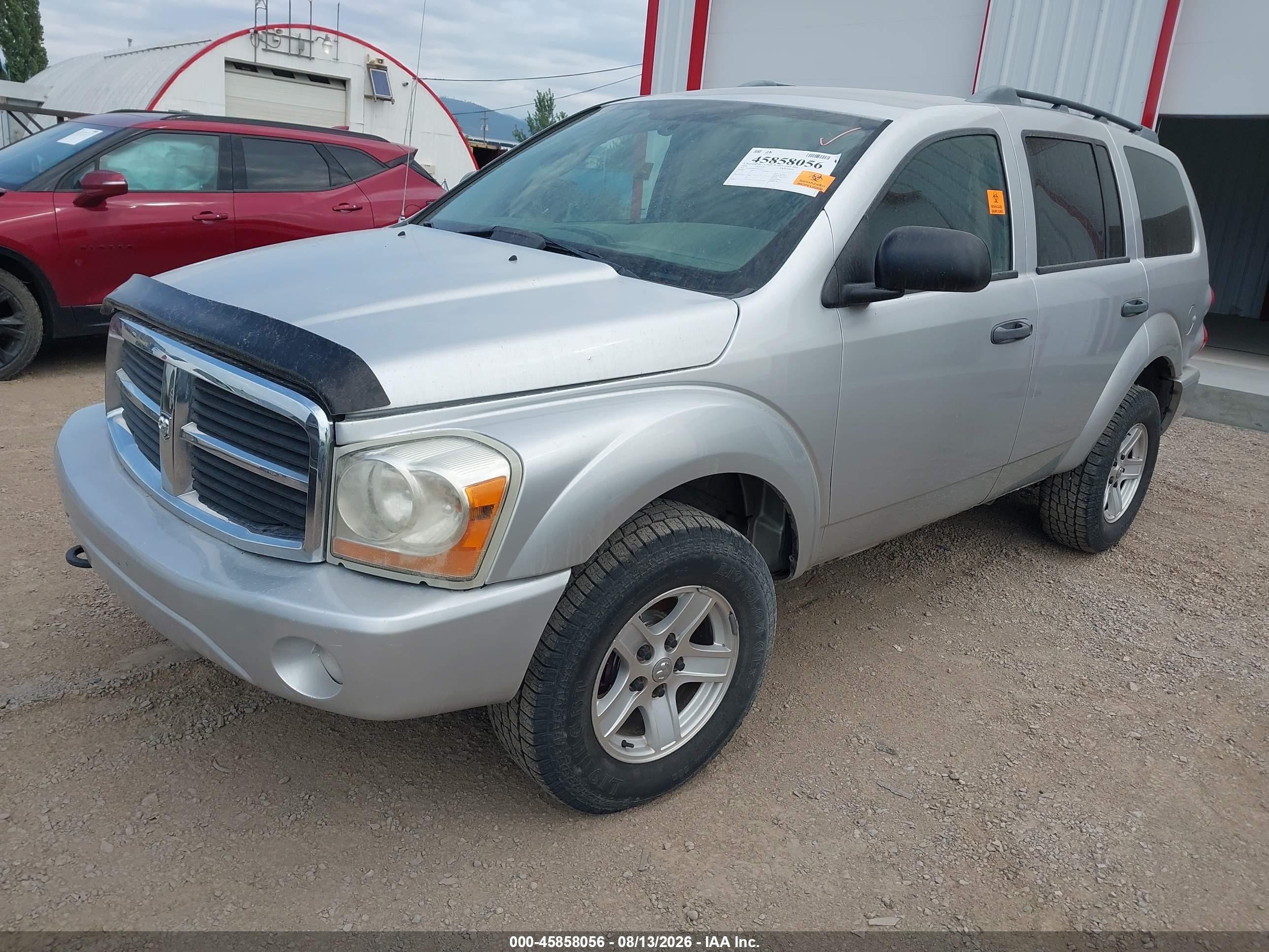 2004 Dodge Durango Slt Silver vin: 1D4HB48D24F133392