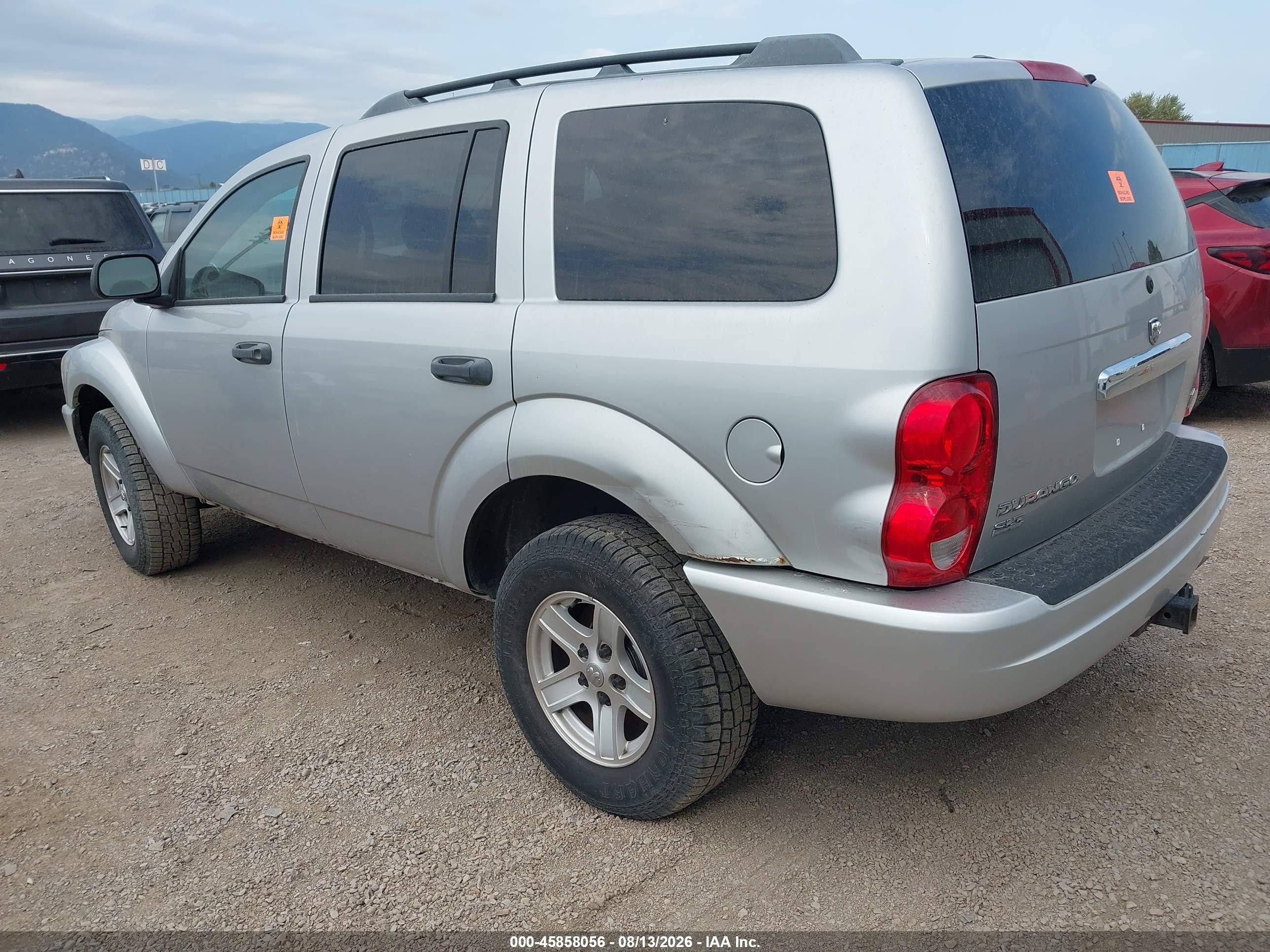 2004 Dodge Durango Slt Silver vin: 1D4HB48D24F133392