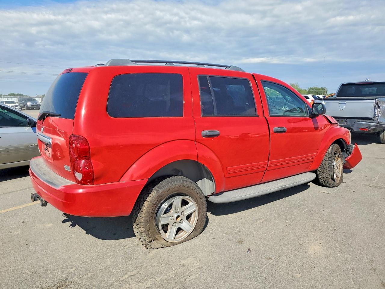 2004 Dodge Durango Slt Red vin: 1D4HB48D44F119171