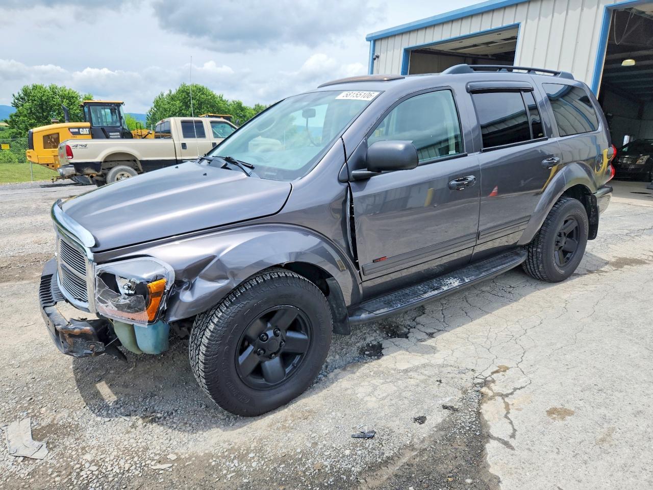2004 Dodge Durango Slt Gray vin: 1D4HB48D44F184022