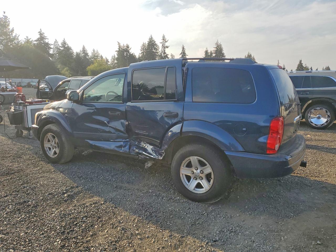 2005 Dodge Durango Slt Blue vin: 1D4HB48D45F505672