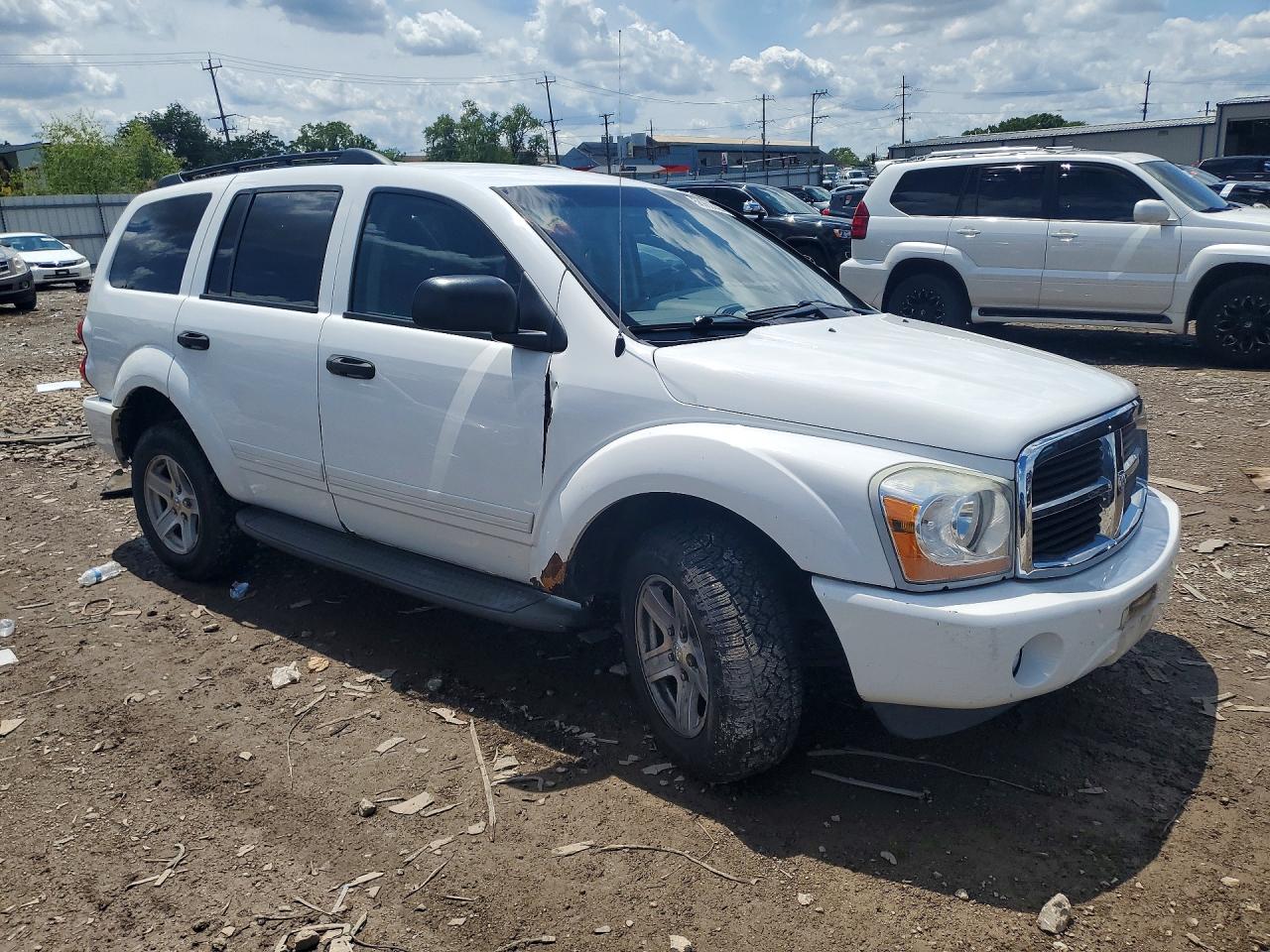 2005 Dodge Durango White vin: 1D4HB48D75F546068