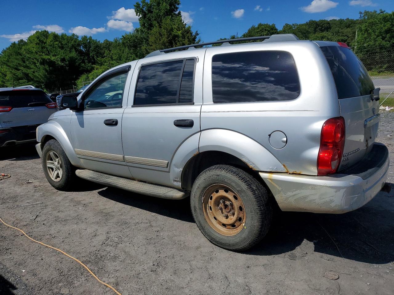 2005 Dodge Durango Slt Silver vin: 1D4HB48D75F556048