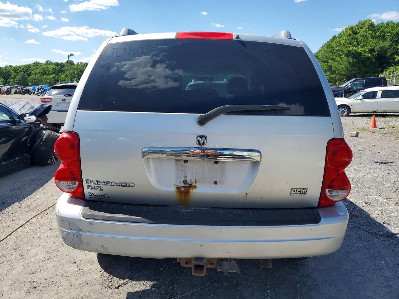 2005 Dodge Durango Slt Silver vin: 1D4HB48D75F556048