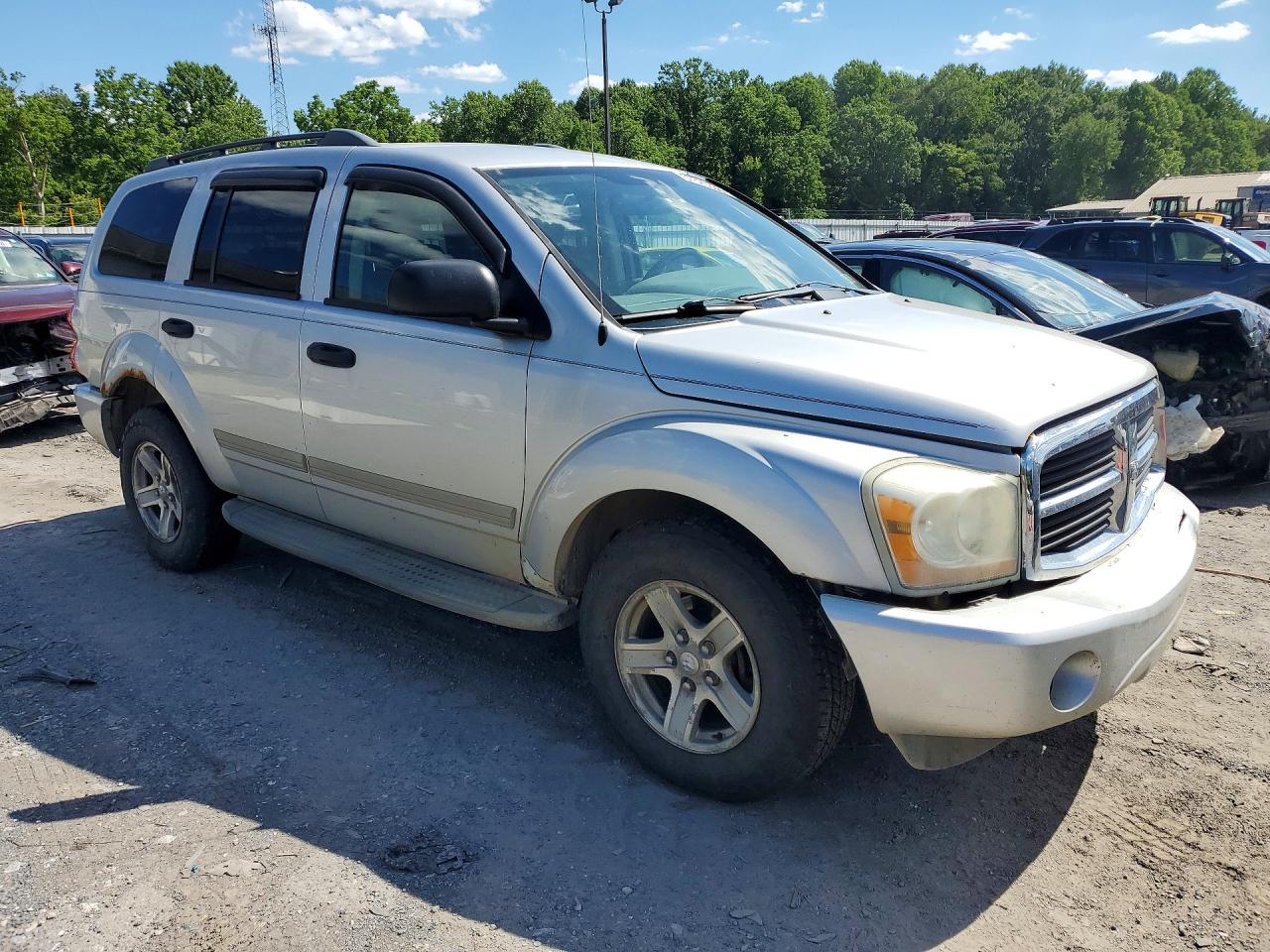 2005 Dodge Durango Slt Silver vin: 1D4HB48D75F556048
