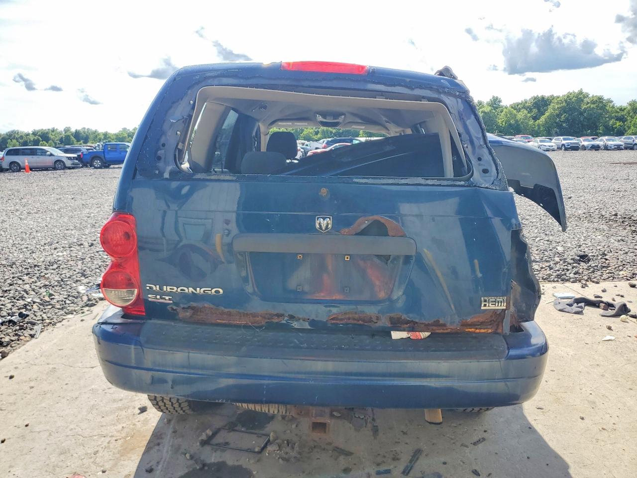 2005 Dodge Durango Slt Blue vin: 1D4HB48D75F572721