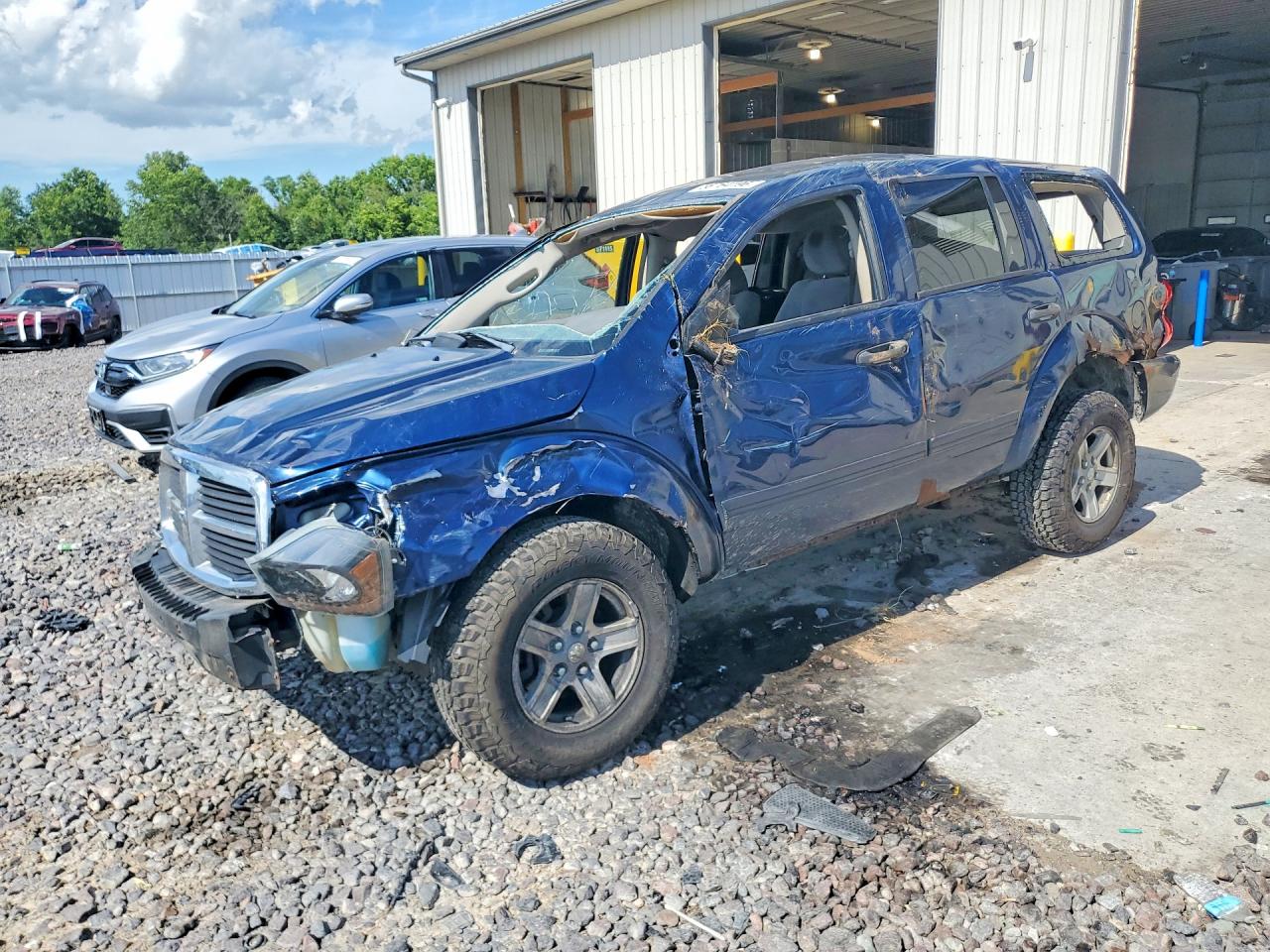 2005 Dodge Durango Slt Blue vin: 1D4HB48D75F572721