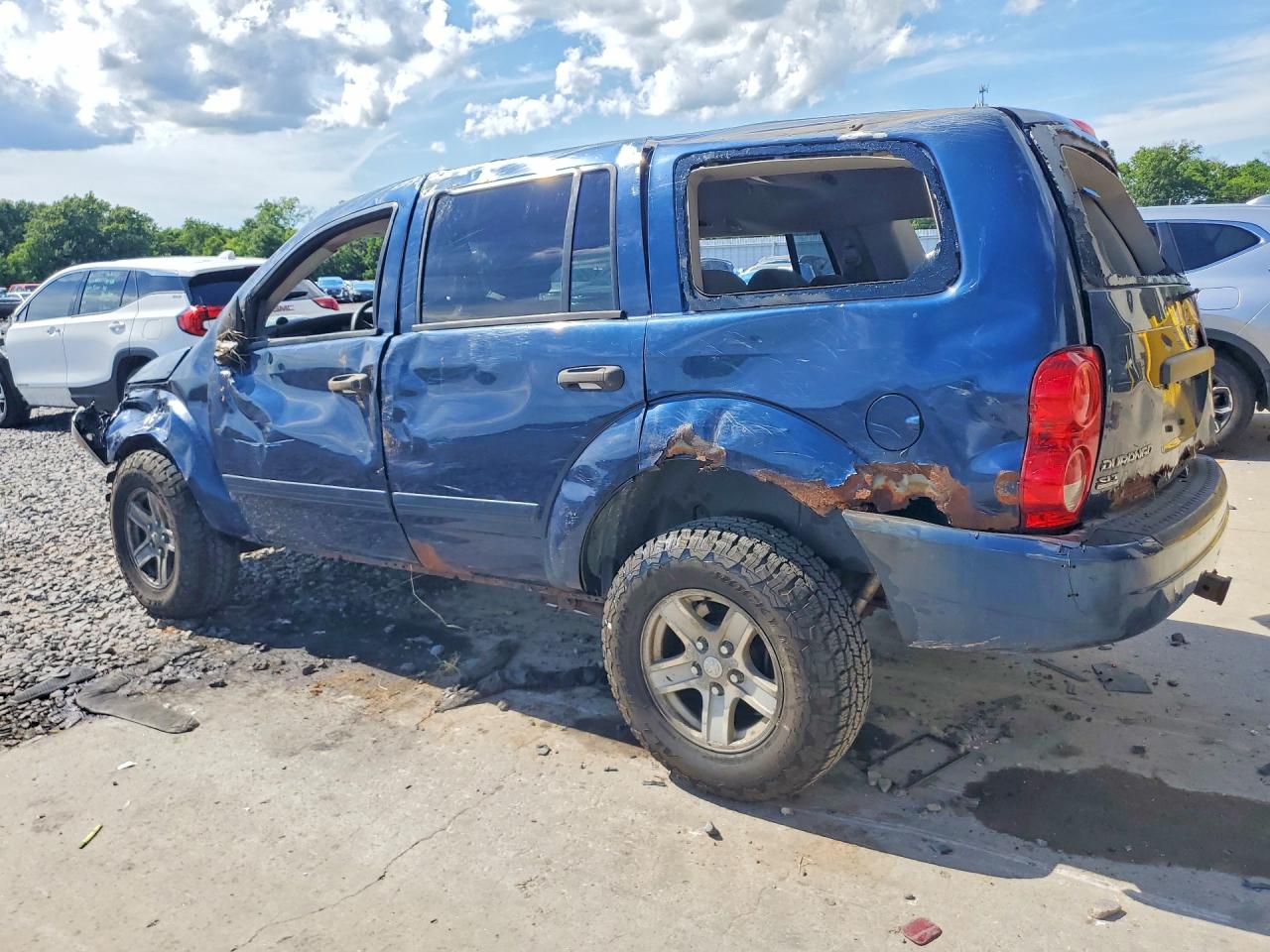 2005 Dodge Durango Slt Blue vin: 1D4HB48D75F572721