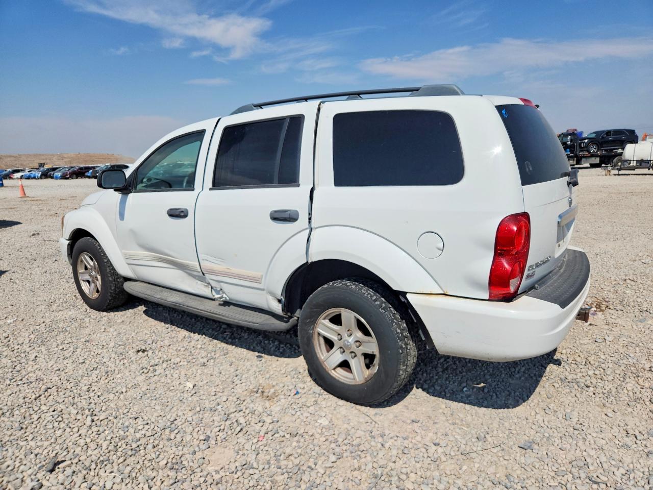 2005 Dodge Durango Slt White vin: 1D4HB48D75F593617