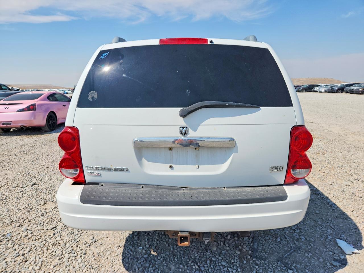 2005 Dodge Durango Slt White vin: 1D4HB48D75F593617