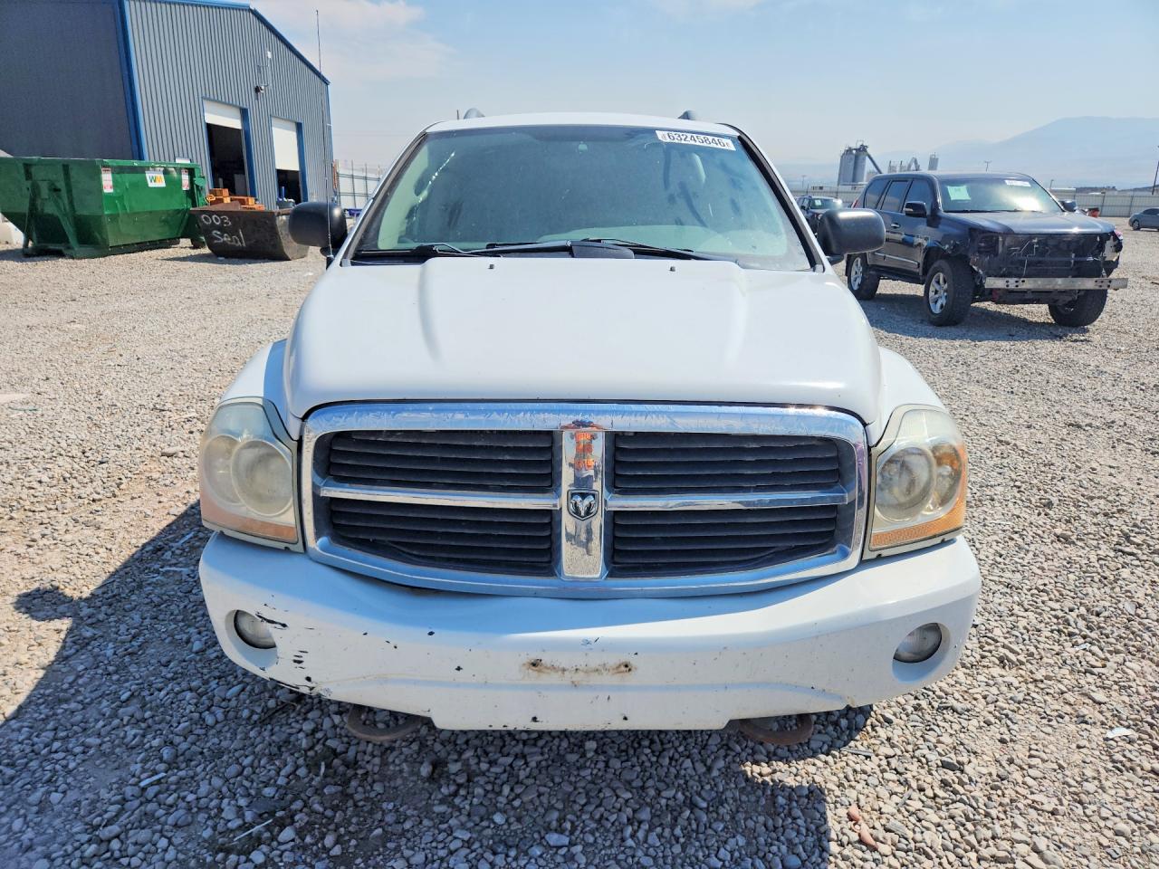 2005 Dodge Durango Slt White vin: 1D4HB48D75F593617