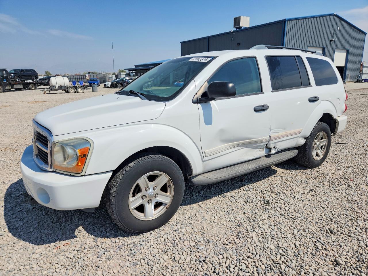 2005 Dodge Durango Slt White vin: 1D4HB48D75F593617