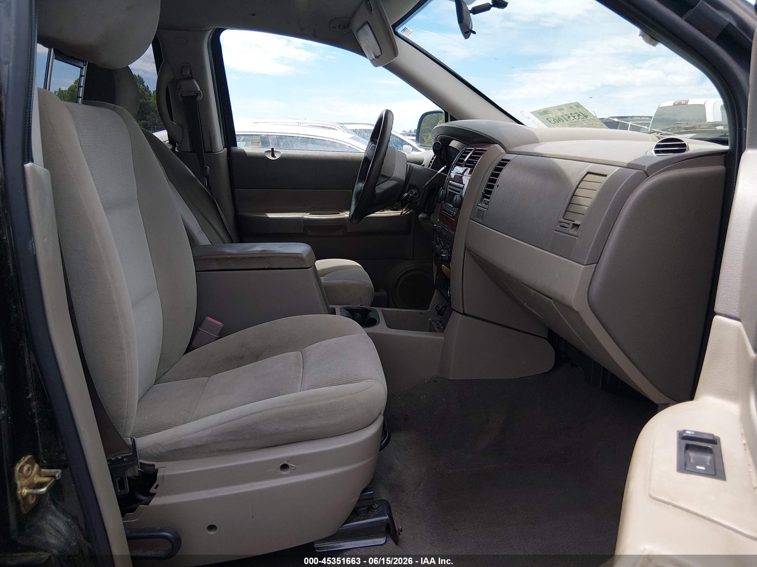 2006 Dodge Durango Slt Black vin: 1D4HB48N16F125683