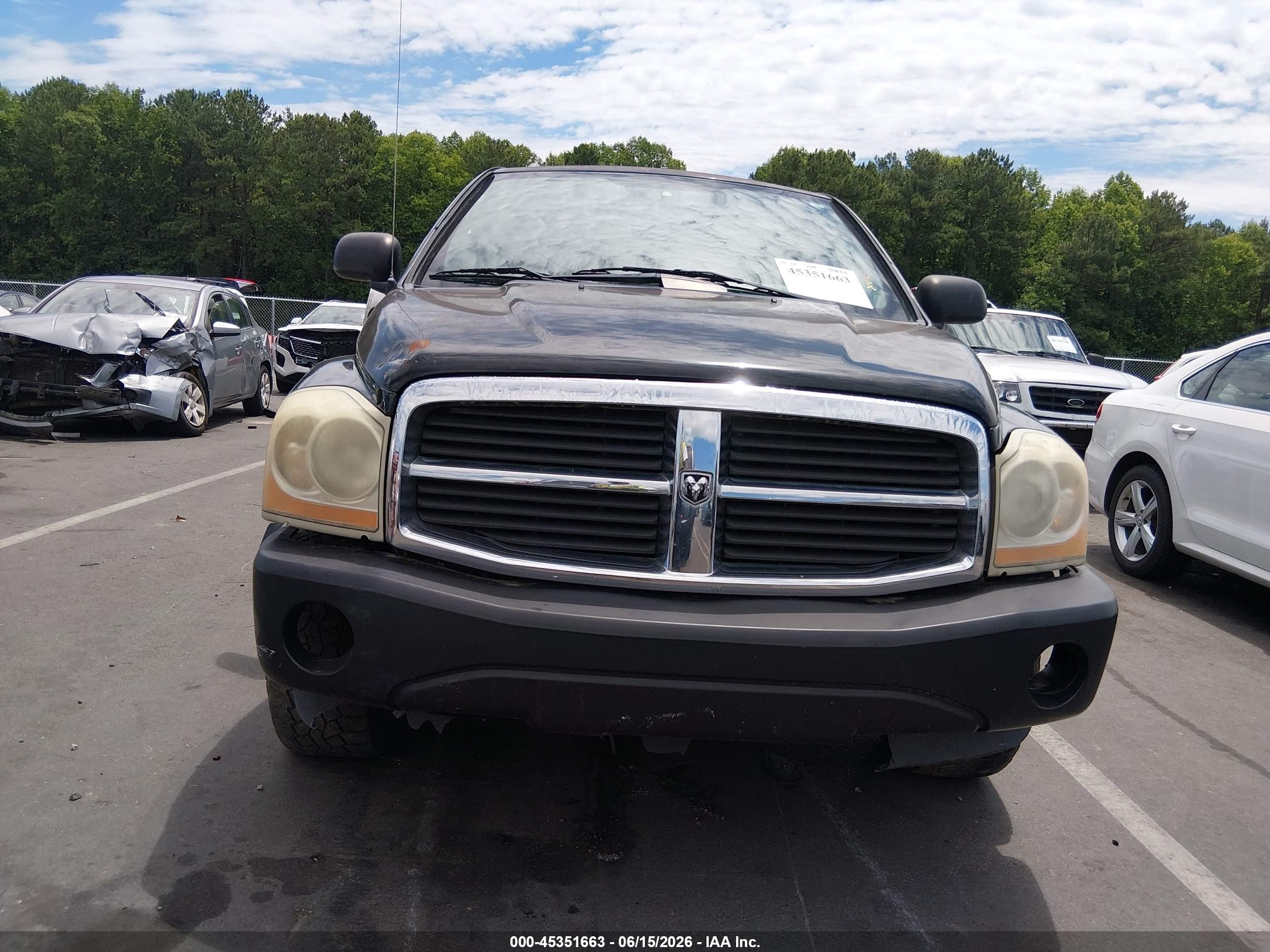 2006 Dodge Durango Slt Black vin: 1D4HB48N16F125683