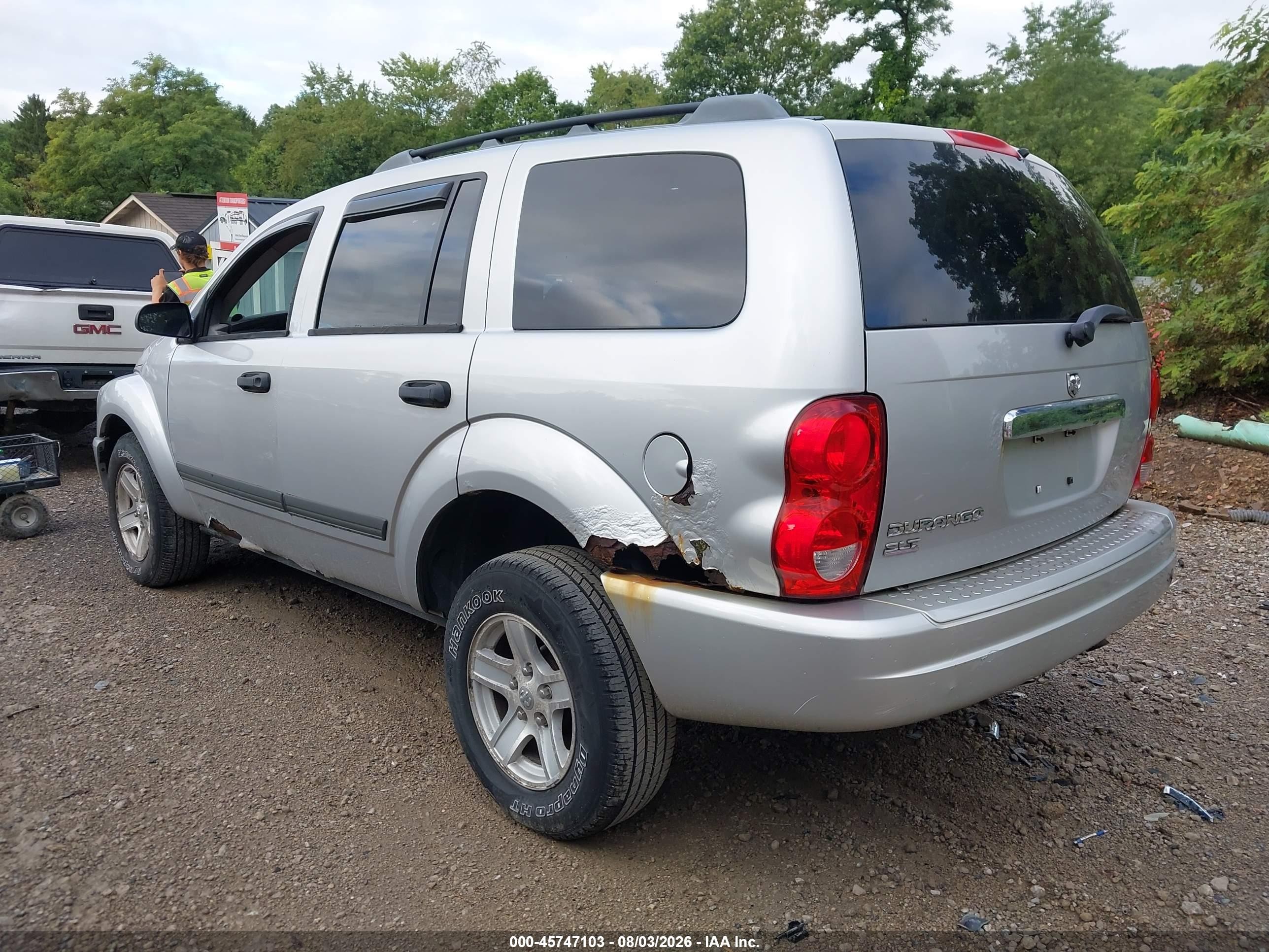 2006 Dodge Durango Slt Серебряный vin: 1D4HB48N26F103935