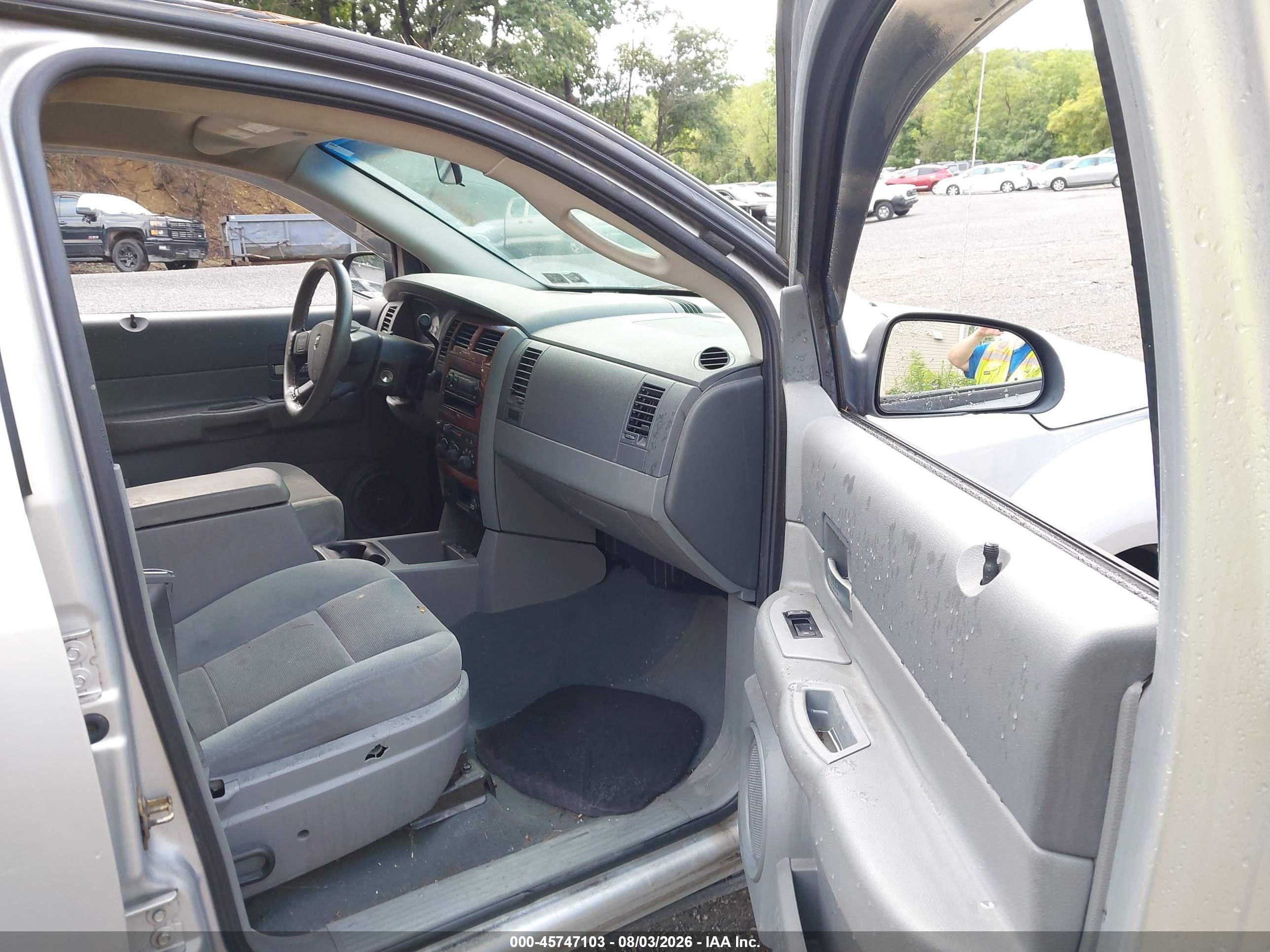 2006 Dodge Durango Slt Серебряный vin: 1D4HB48N26F103935