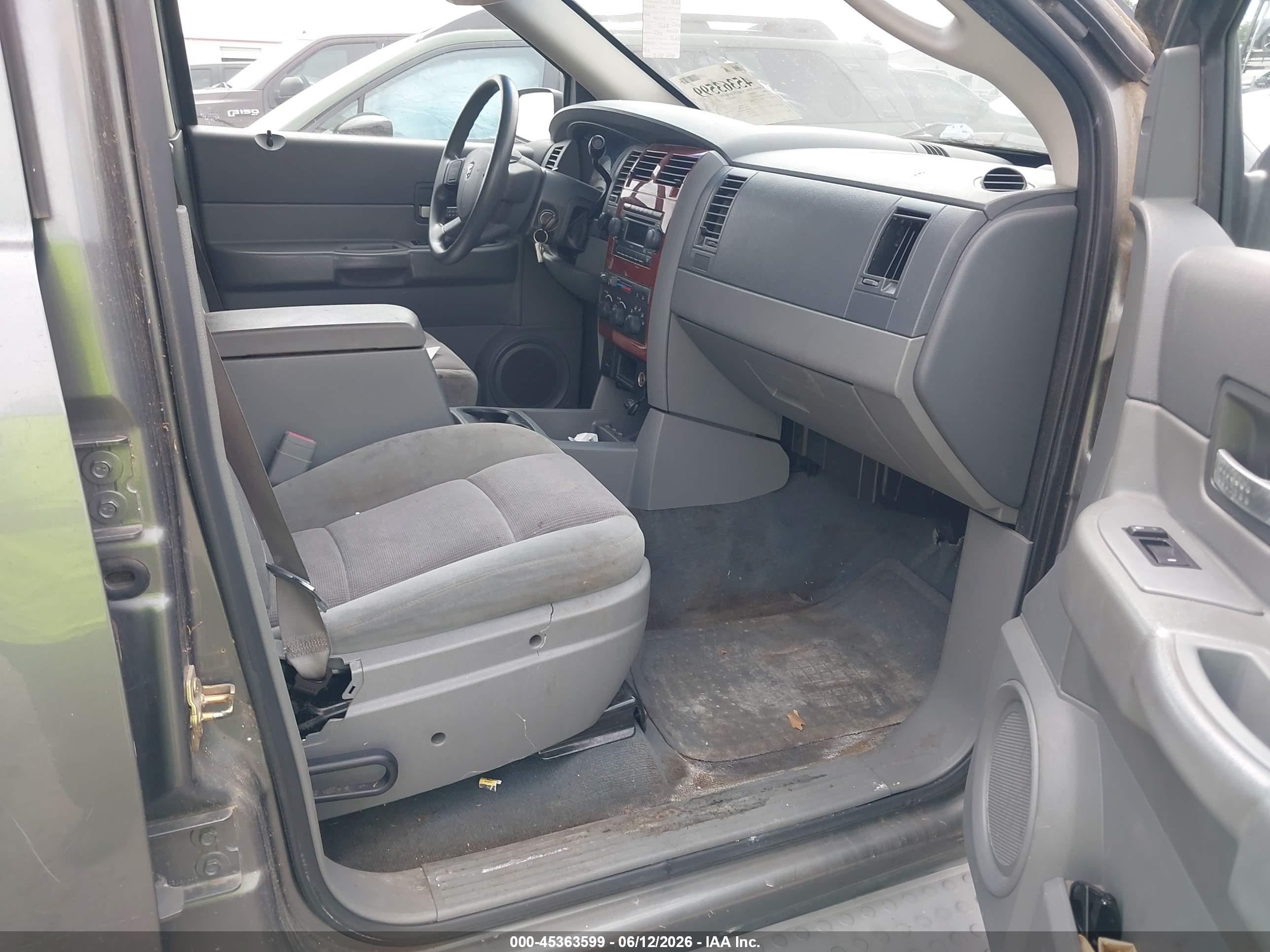 2006 Dodge Durango Slt Gray vin: 1D4HB48N26F164329